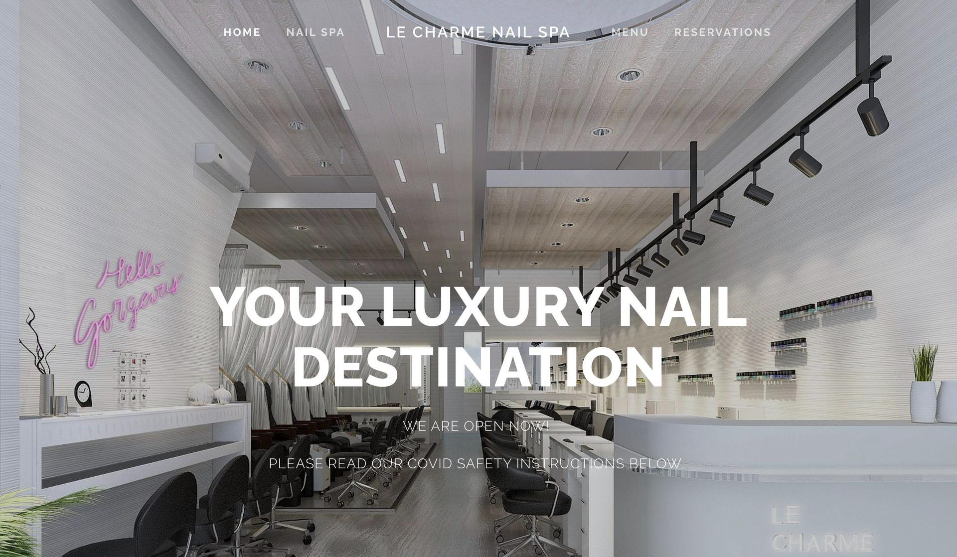 Le Charme Nails-nail salon websites
