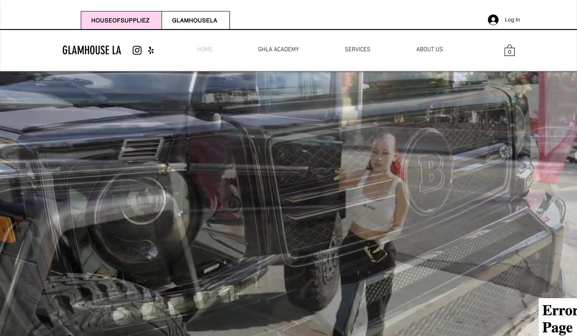 Glam House LA-nail salon websites