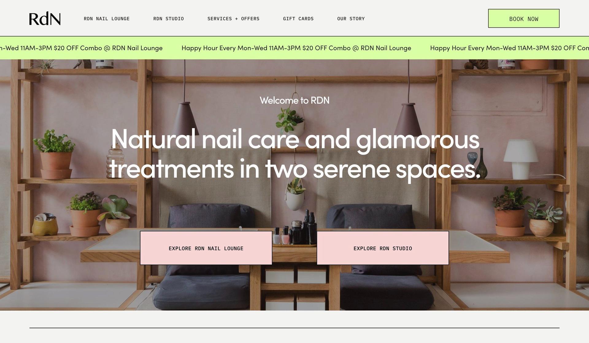 RDN Salon-nail salon websites