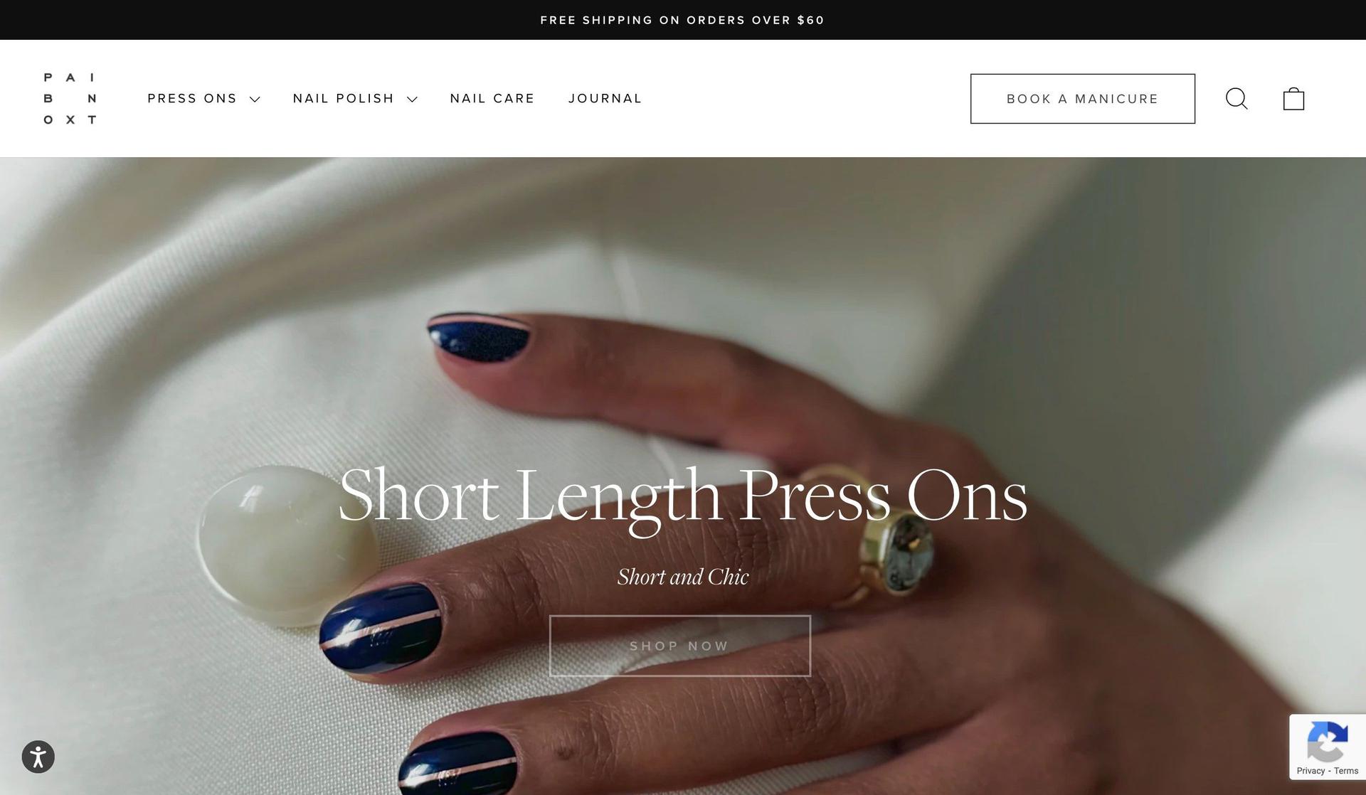 Paint Box-nail salon websites