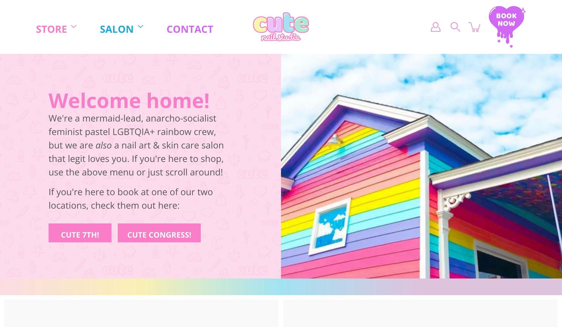 Cute Nail Studio-nail salon websites