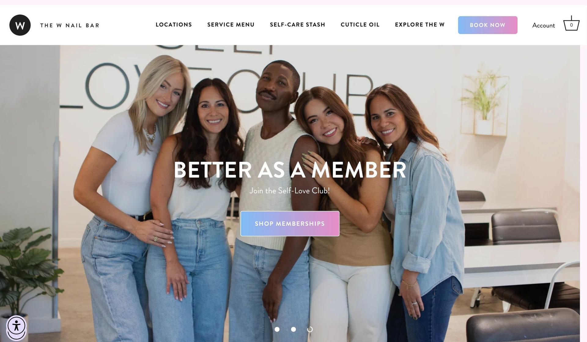 The W Nail Bar-nail salon websites