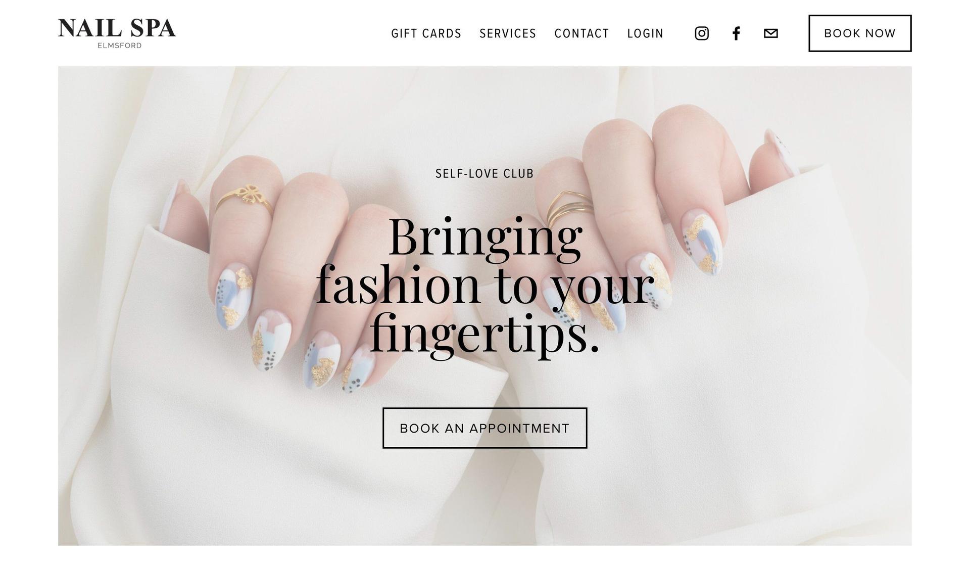 Nail Spa Elmsford-nail salon websites