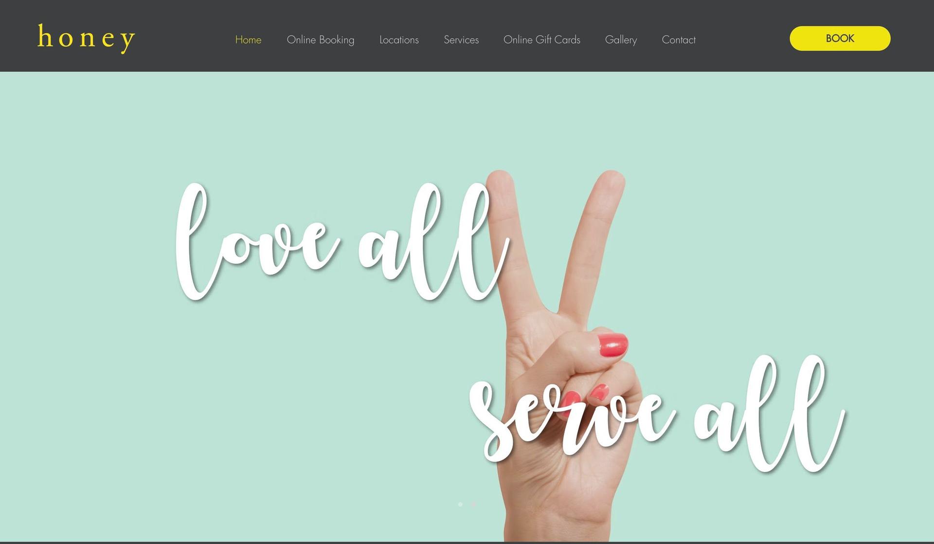 Honey Nails-nail salon websites