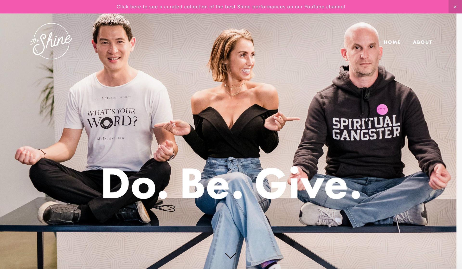 The Shine Movement-nonprofit websites