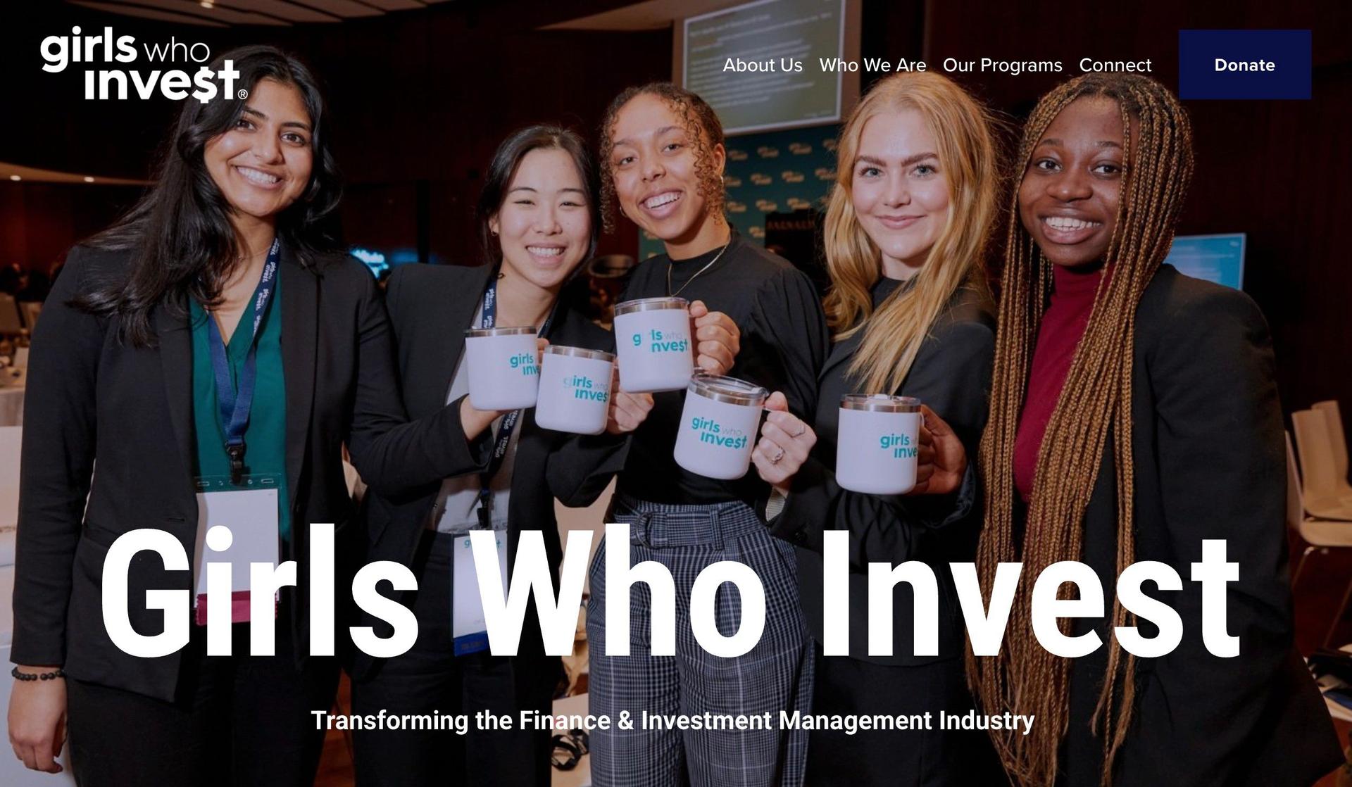 Girls Who Invest-advocacy websites