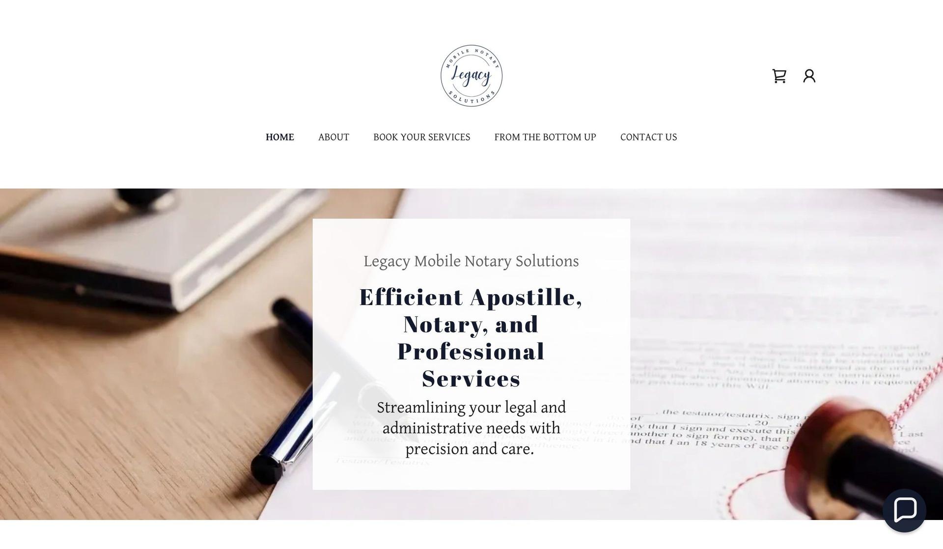 Legacy Mobile Notary Solutions-notary websites