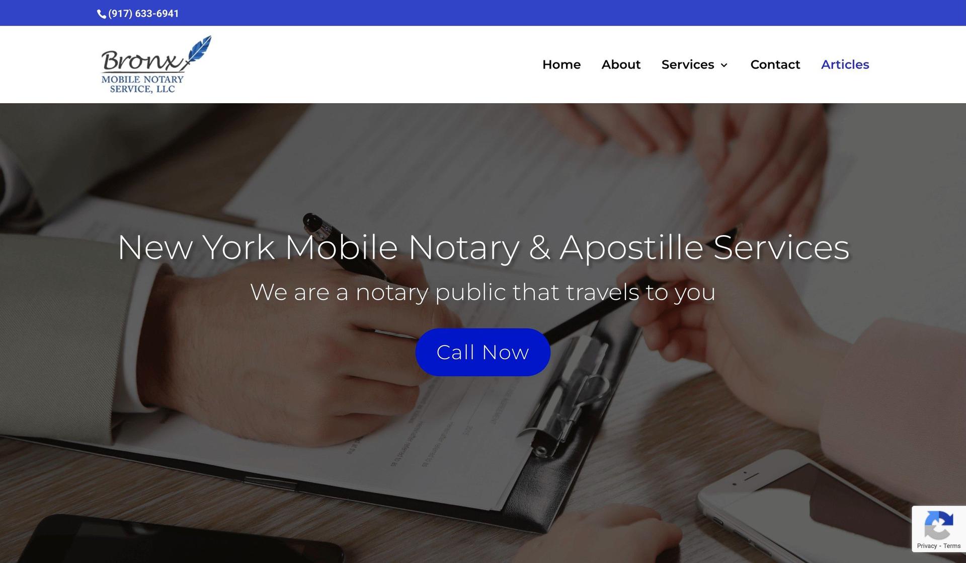 Bronx Mobile Notary Service-notary websites