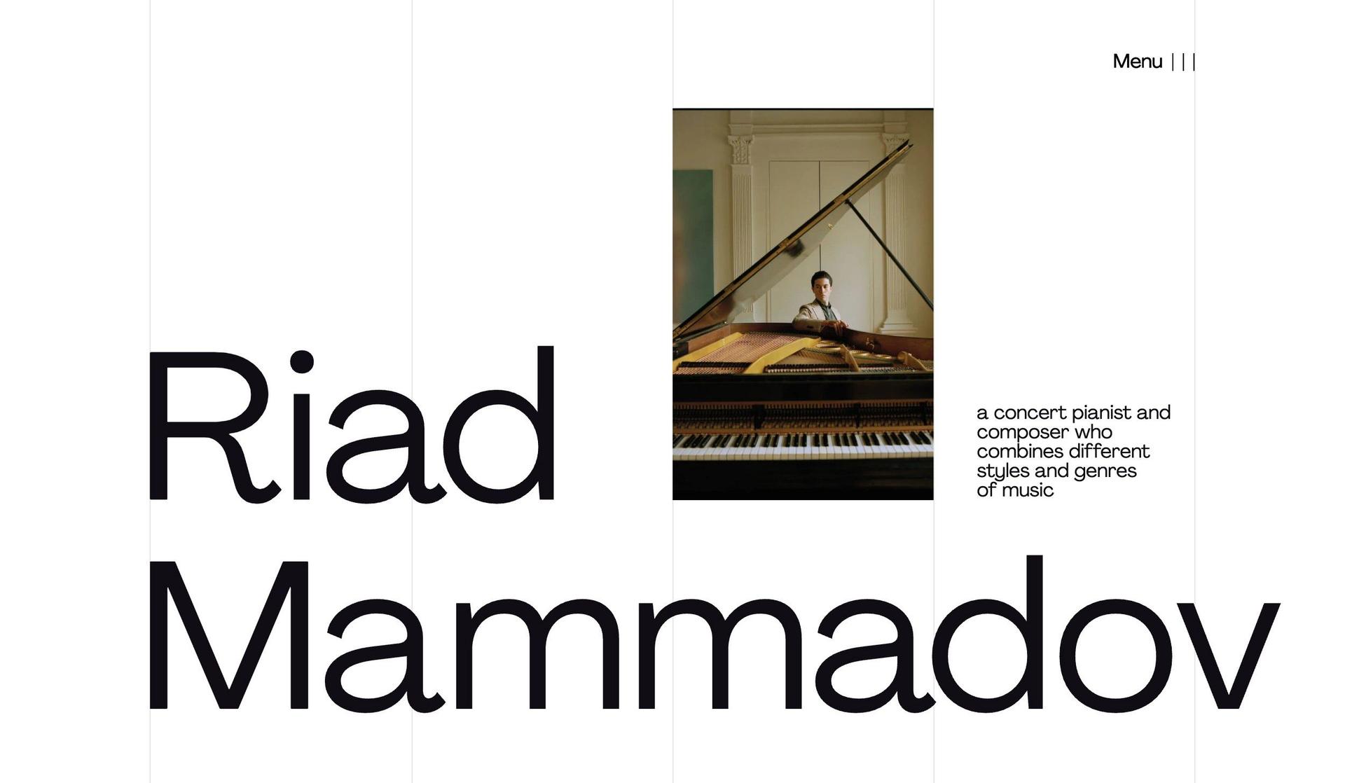 Riad Mammadov-one page website examples