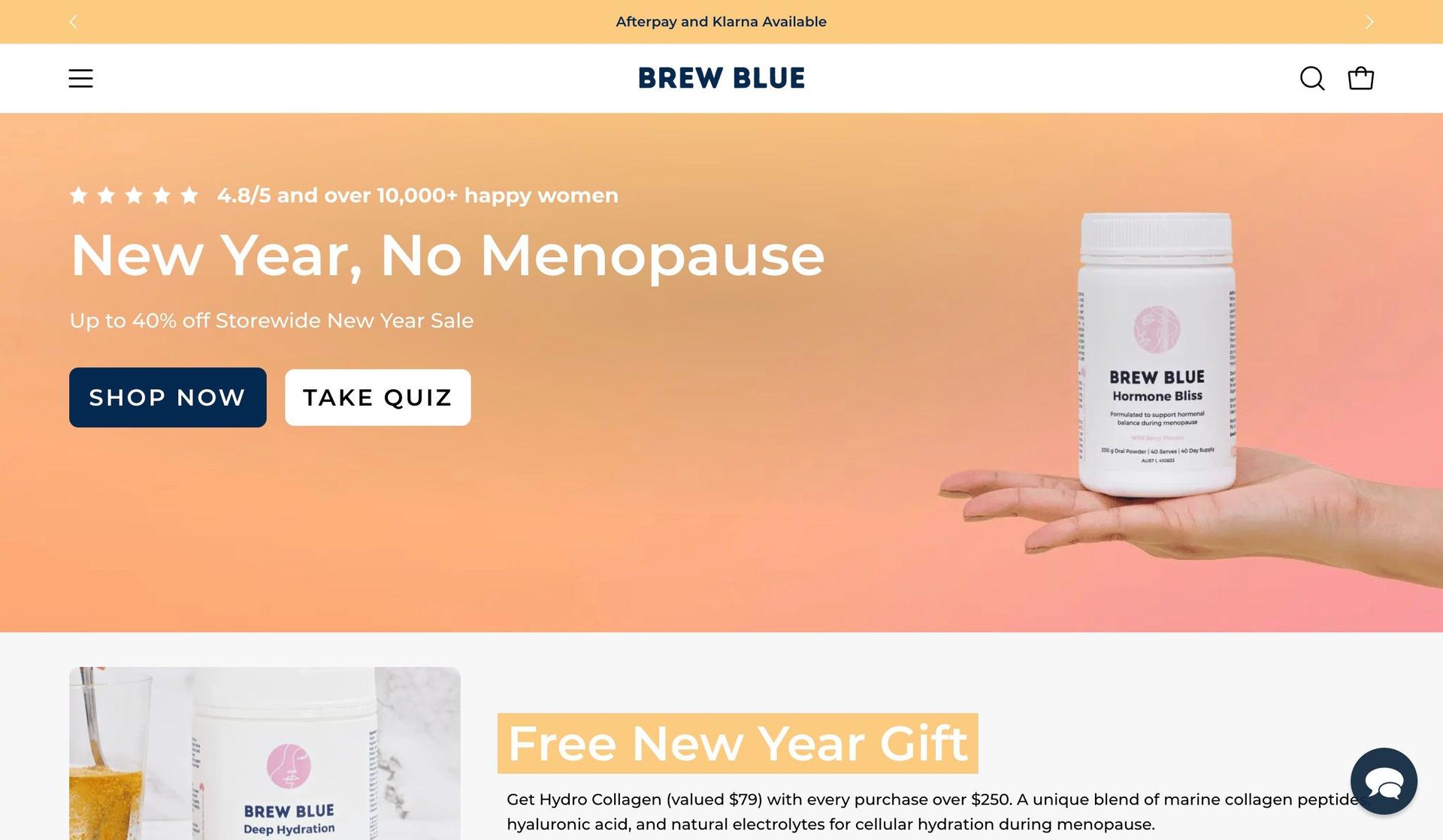 Brew Blue Life-one product shopify stores