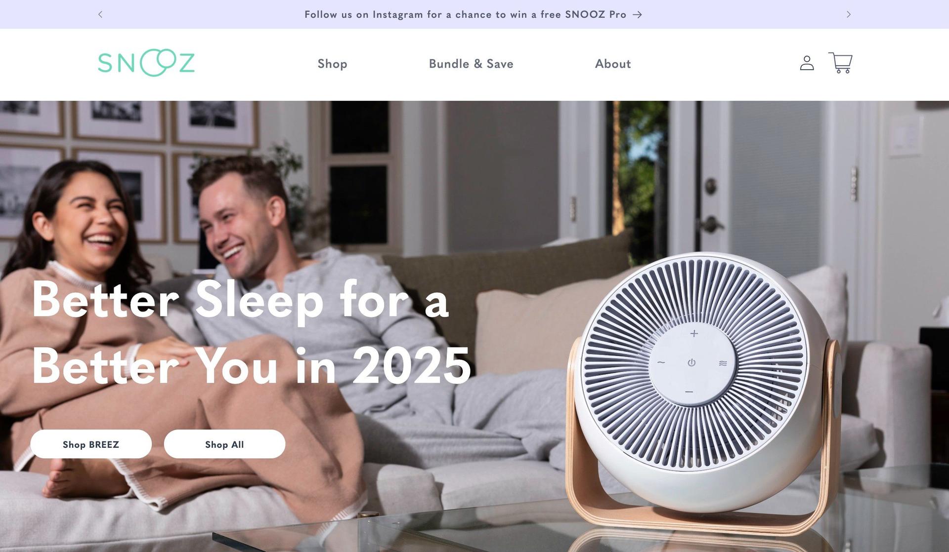 Snooz-one product shopify stores
