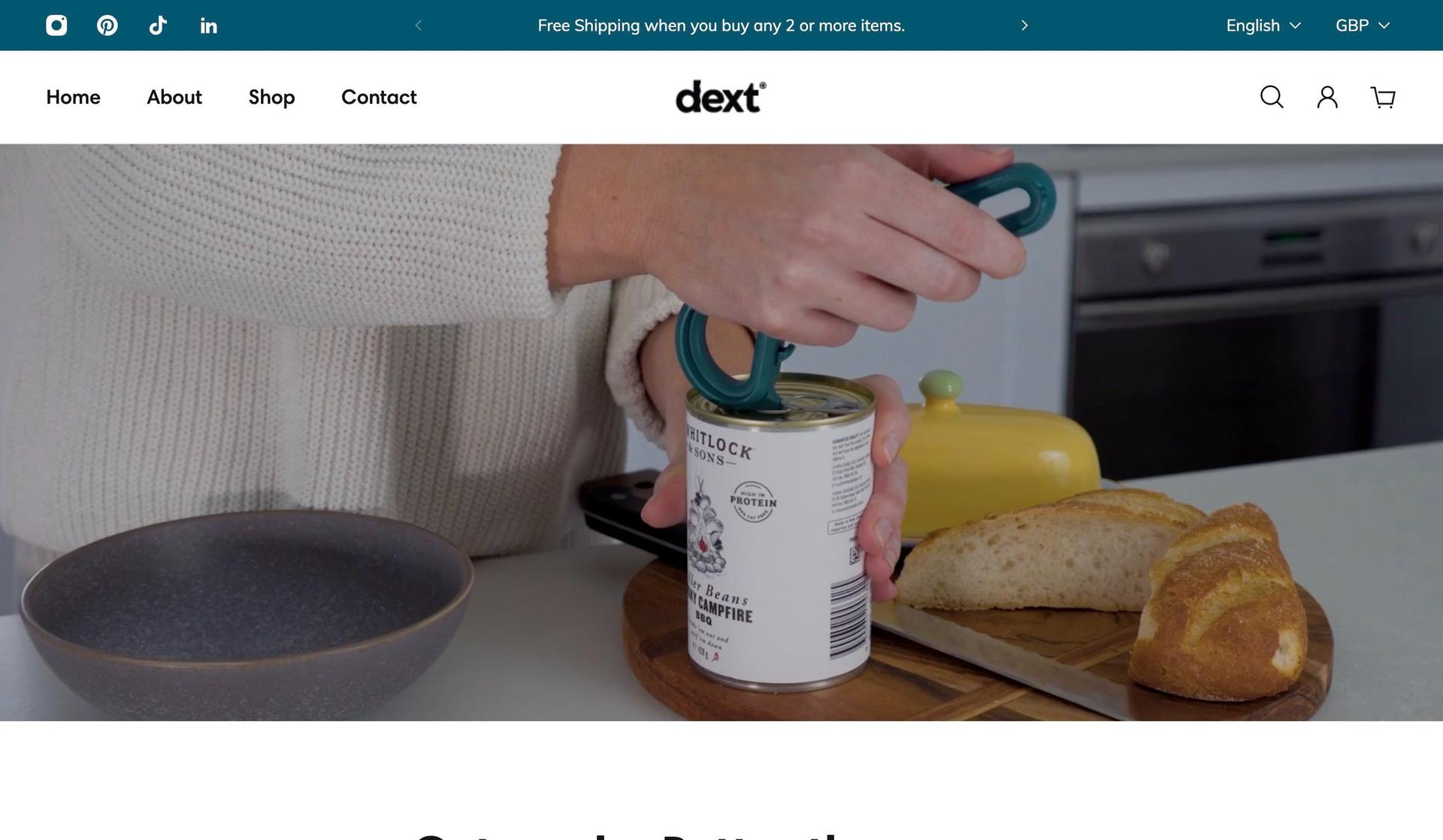 Dext Products-one product shopify stores