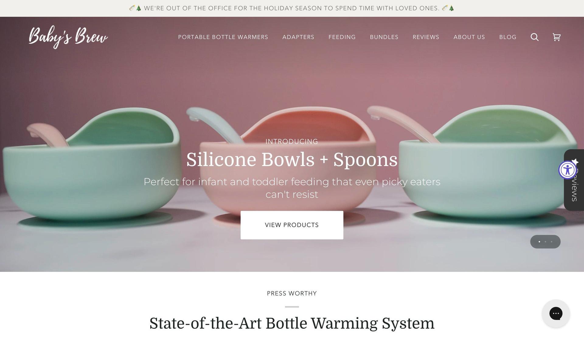 The Baby's Brew-one product shopify stores