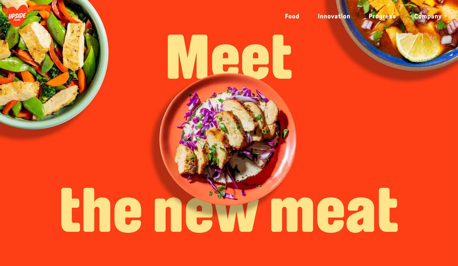 Upside Foods-orange websites