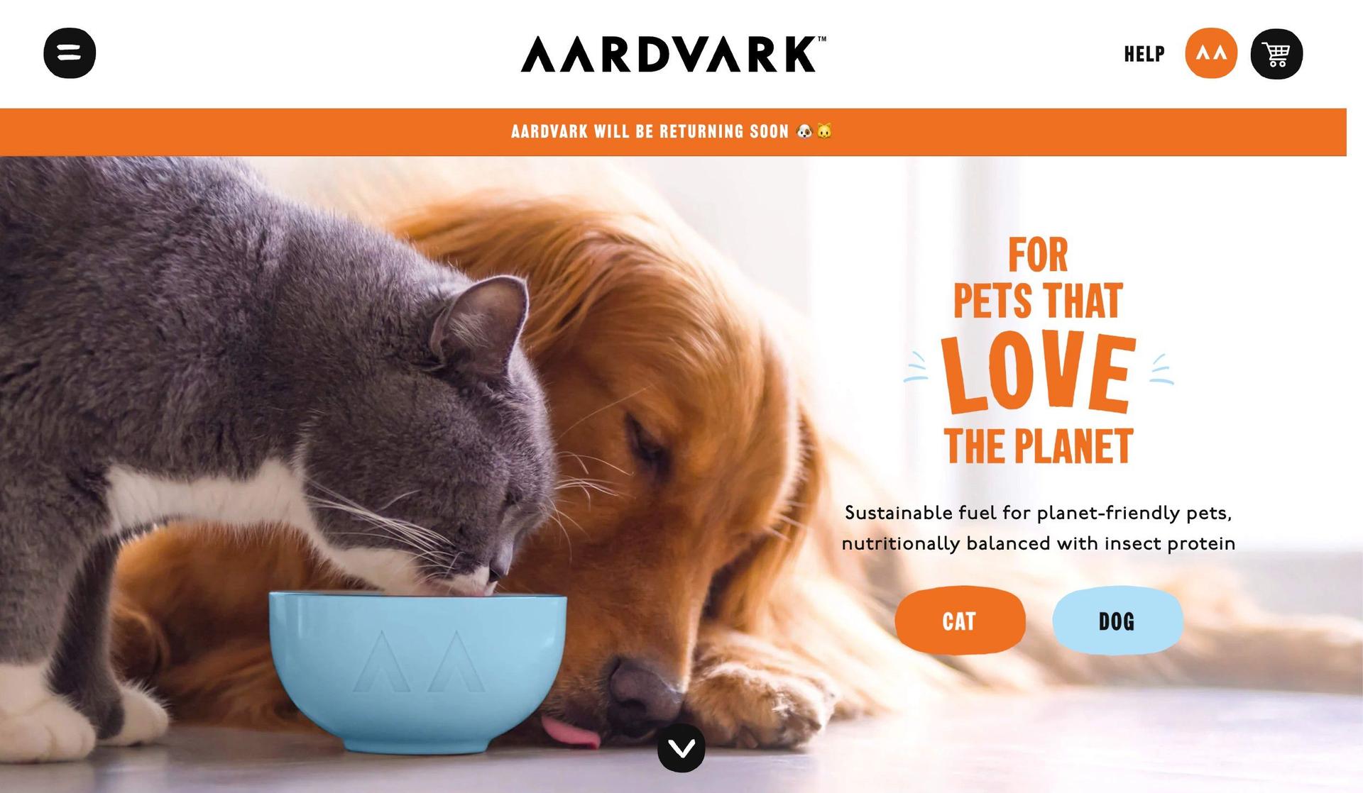 Aardvark Store-orange websites