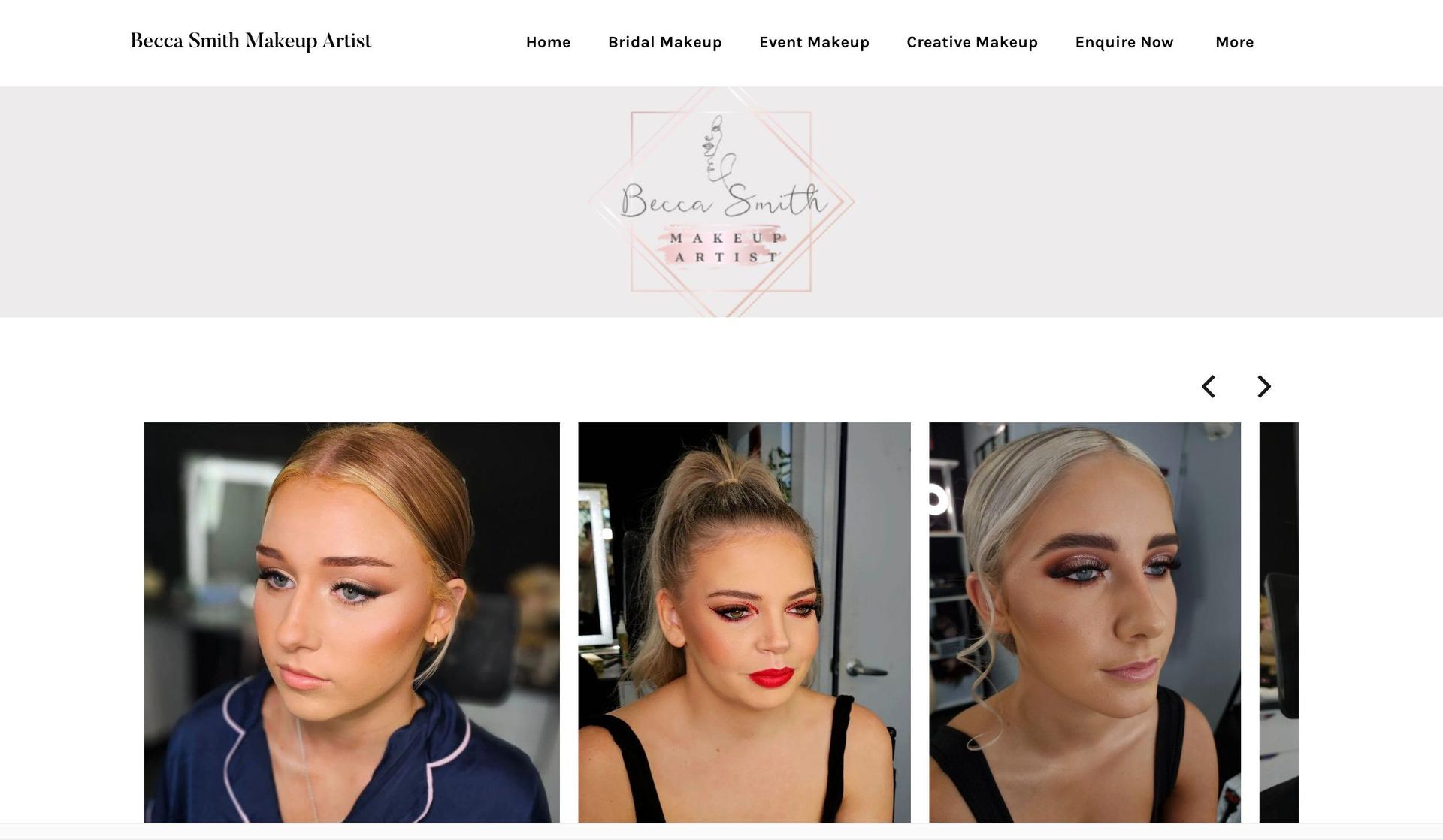 Becca Smith Makeup Artist-makeup artist websites
