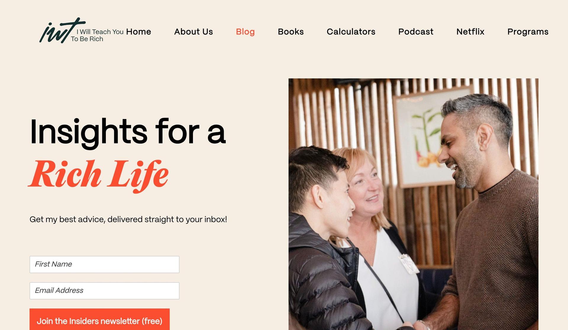 I Will Teach You To Be Rich-personal blog examples
