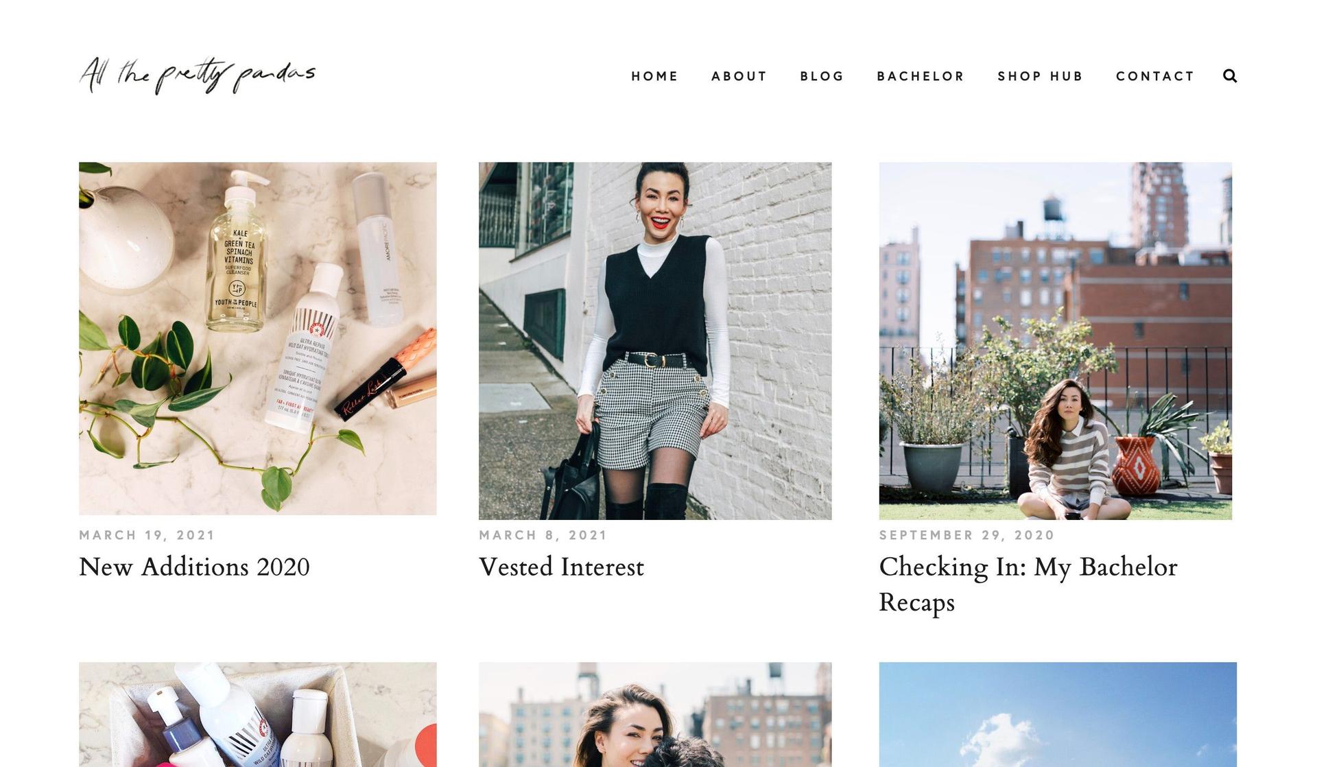 All the Pretty Pandas-personal blog examples