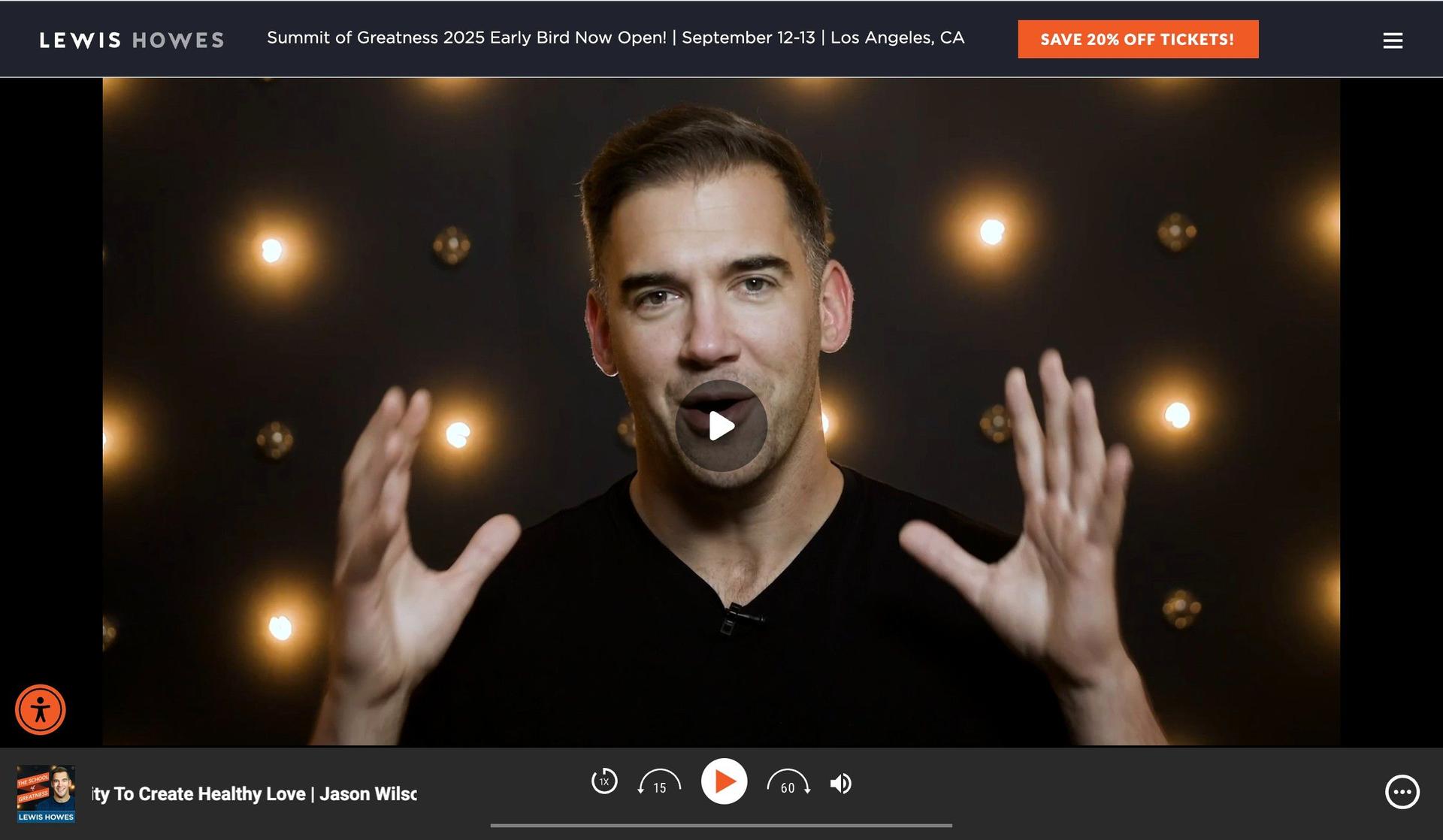 Lewis Howes-personal brand websites