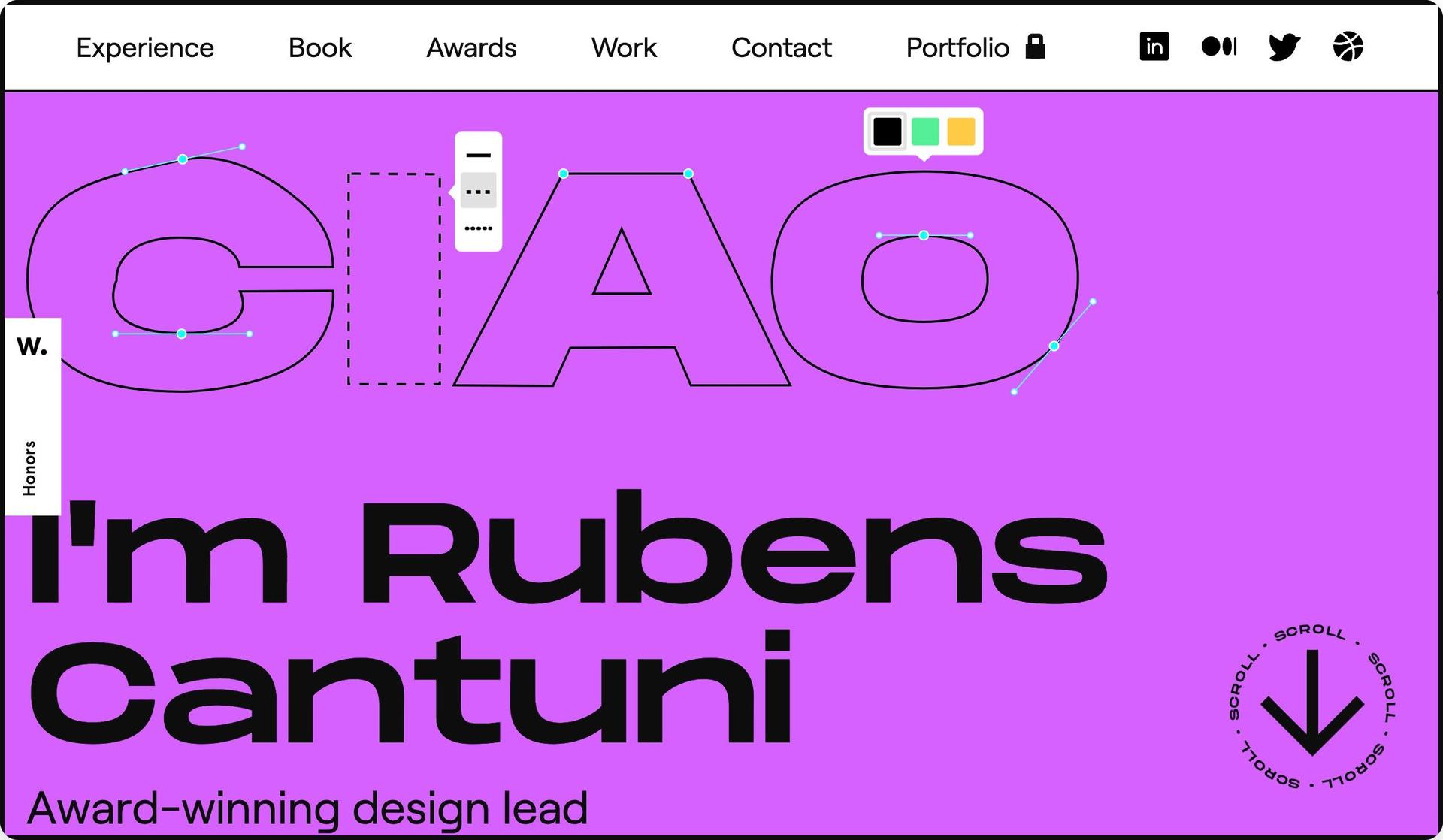 Rubens-personal brand websites