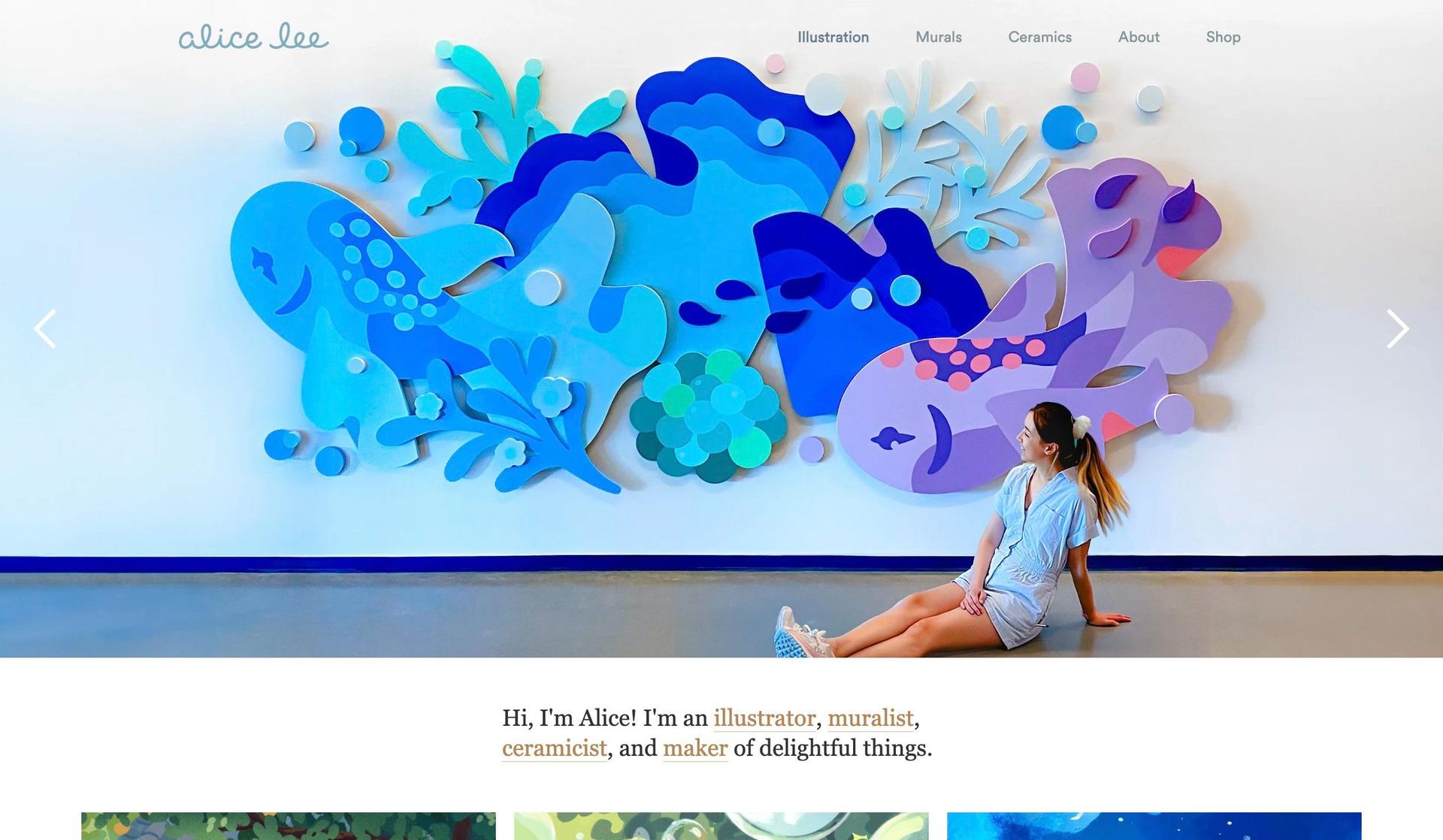 Alice Lee-personal brand websites