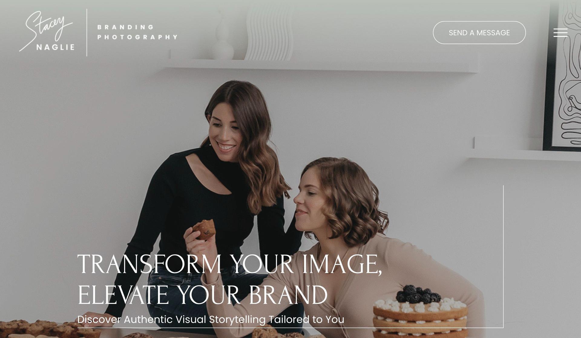 Stacey Naglie-personal website examples
