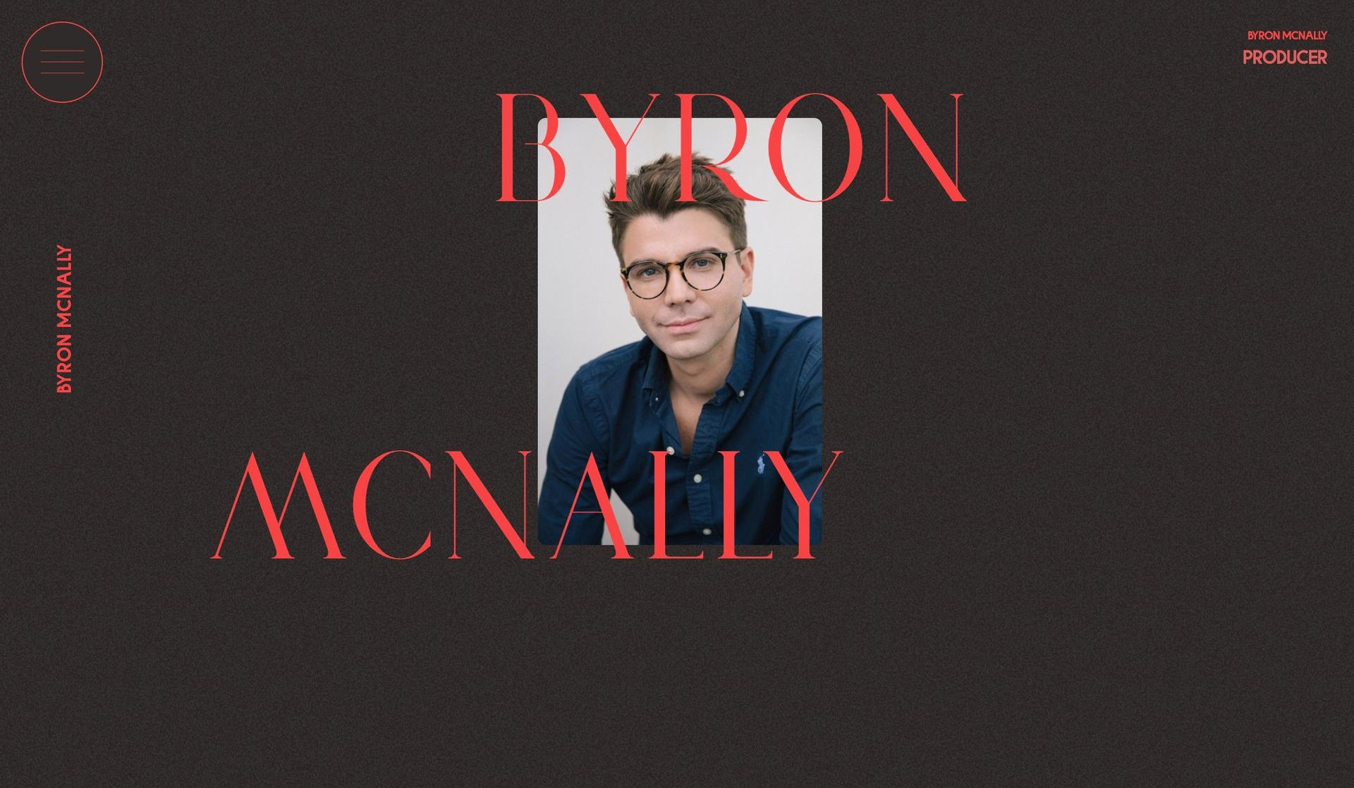 Byron McNally-personal website examples