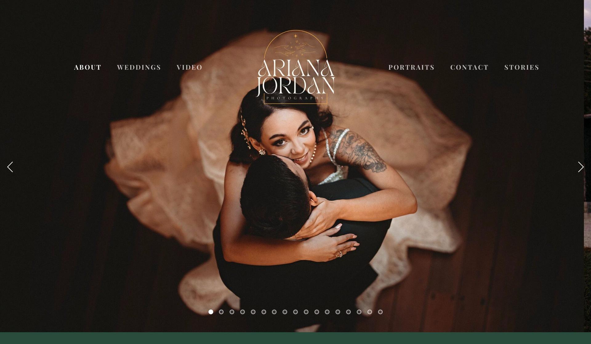 Ariana Jordan-squarespace portfolio examples