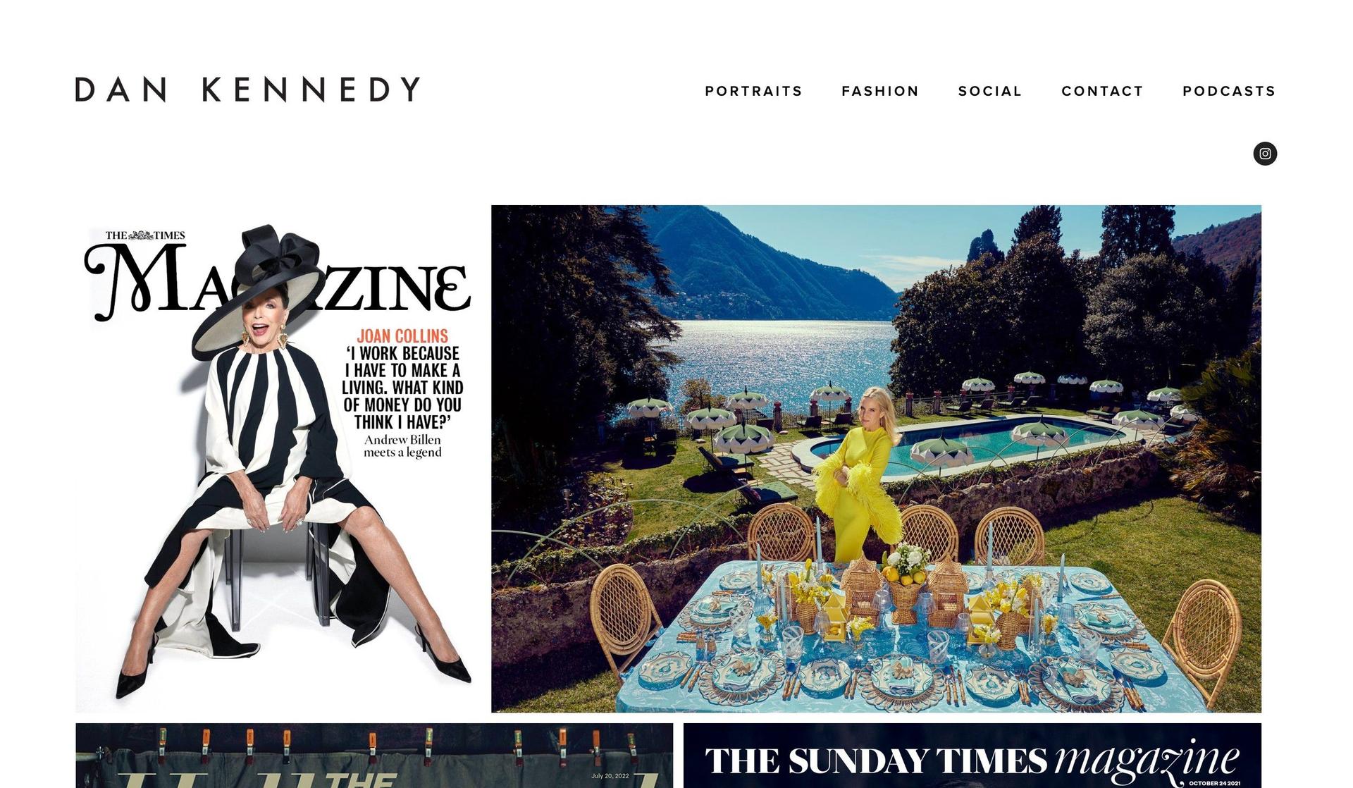 Daniel Kennedy-squarespace photography websites
