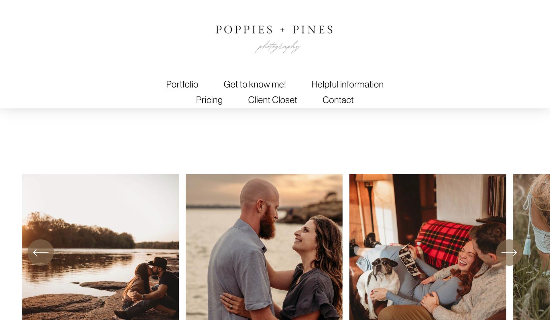Poppies and Pines Photography-squarespace photography websites