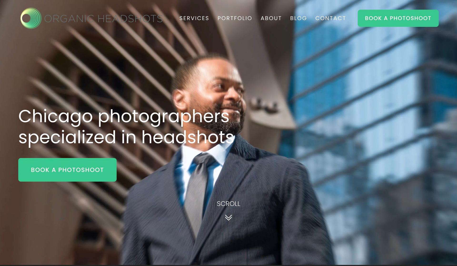 Organic Headshots-photographer websites