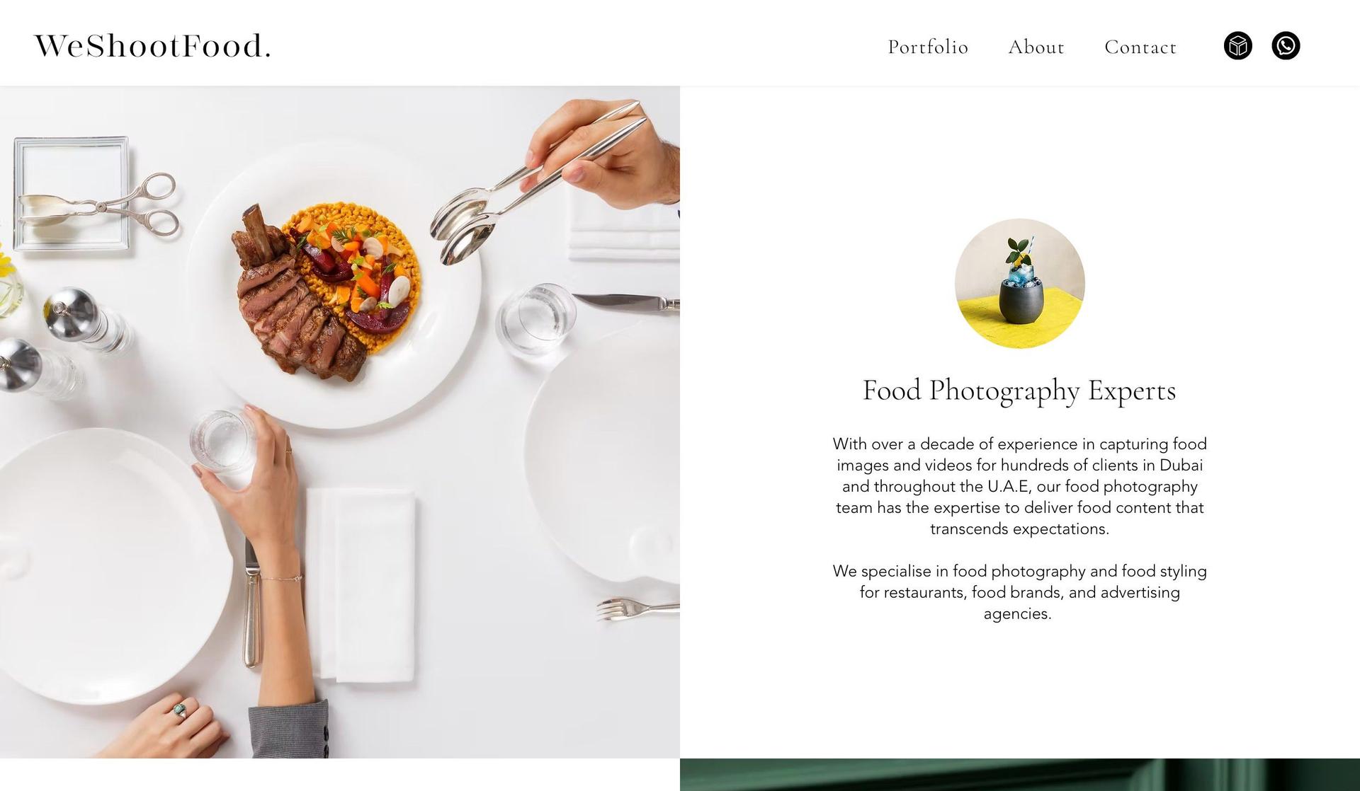 We Shoot Food-photographer websites