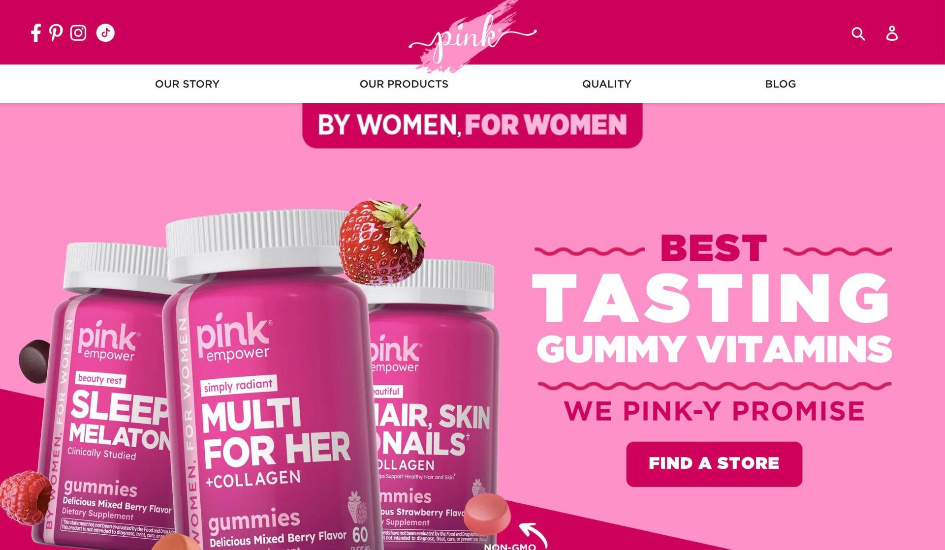Pink Products-pink websites