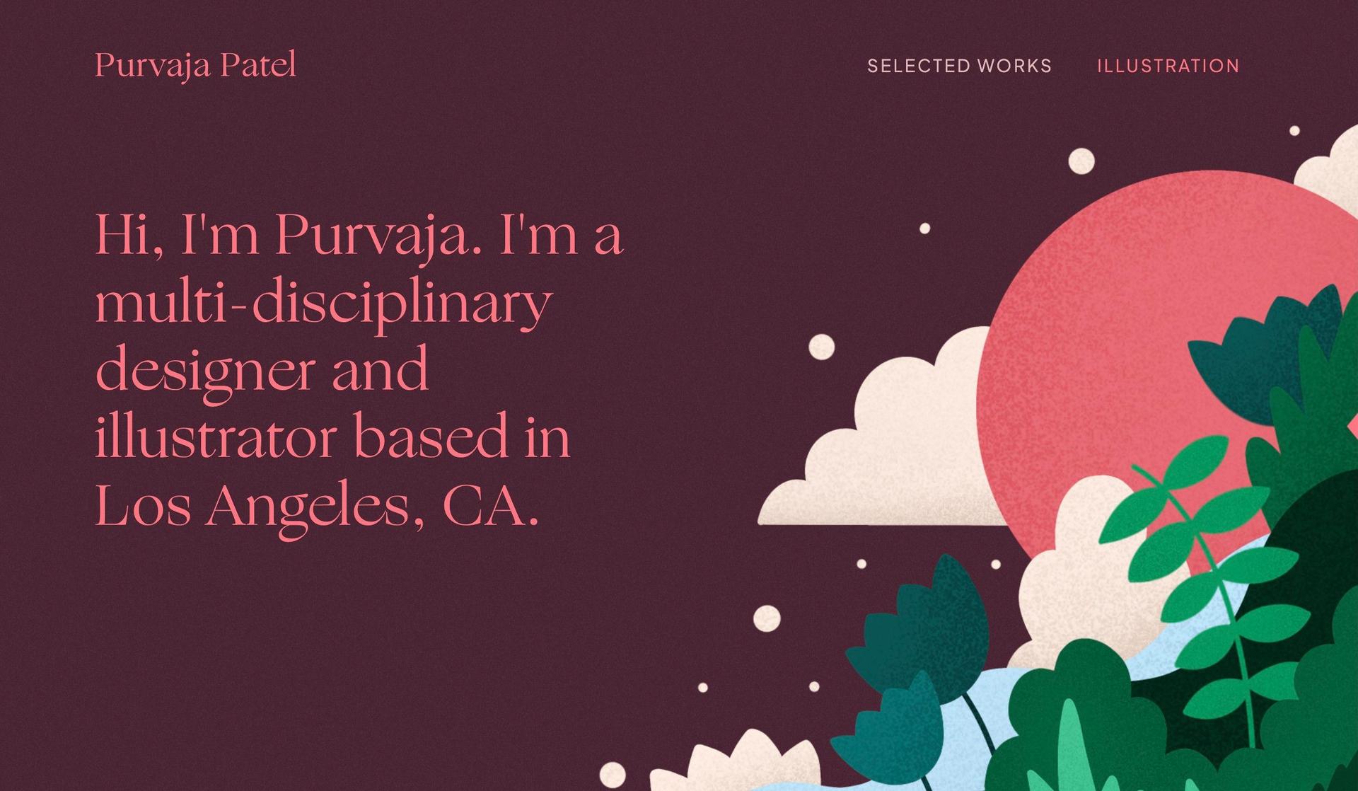 Purva J Patel Design-pink websites