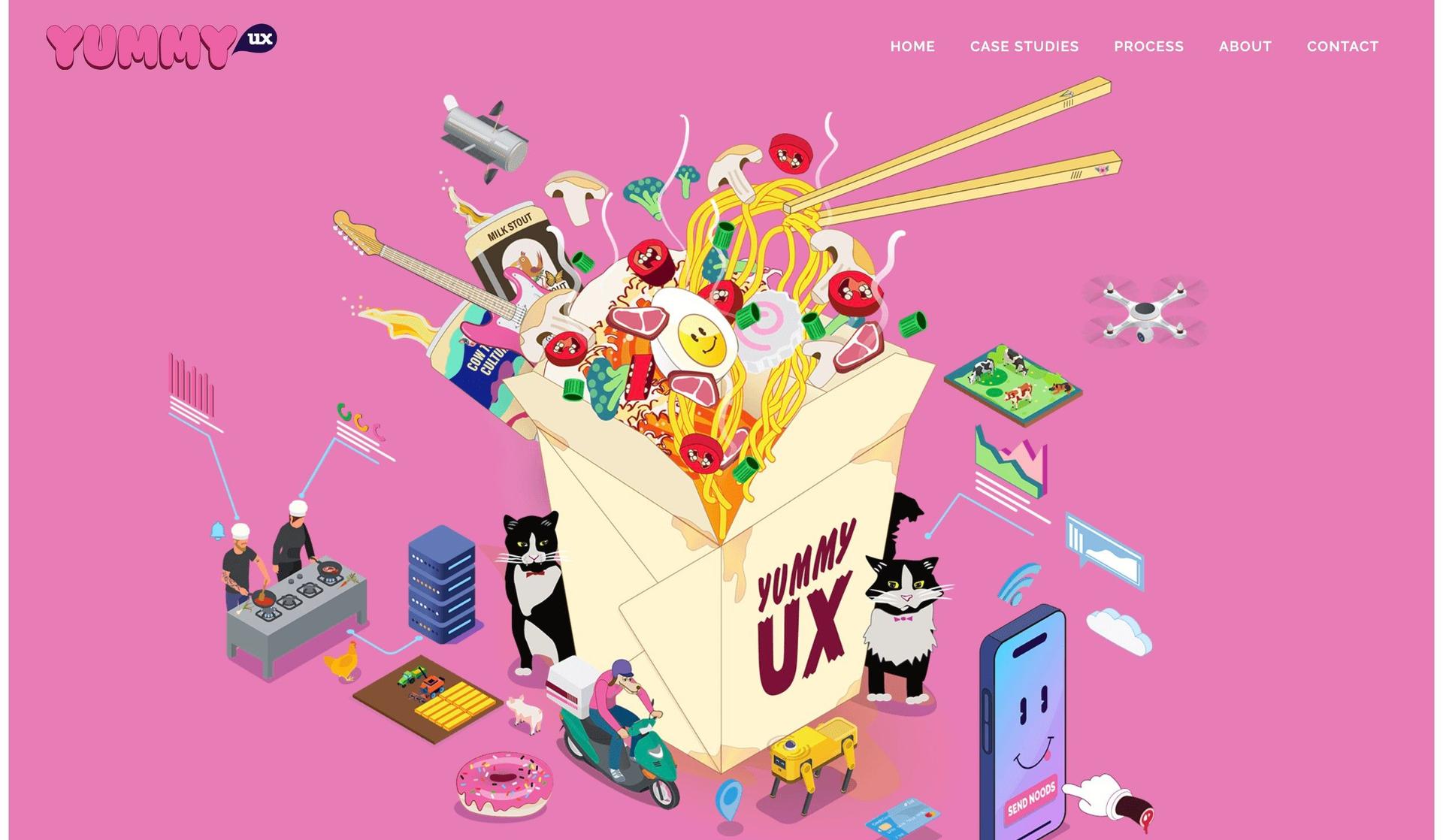 Yummy UX-pink websites