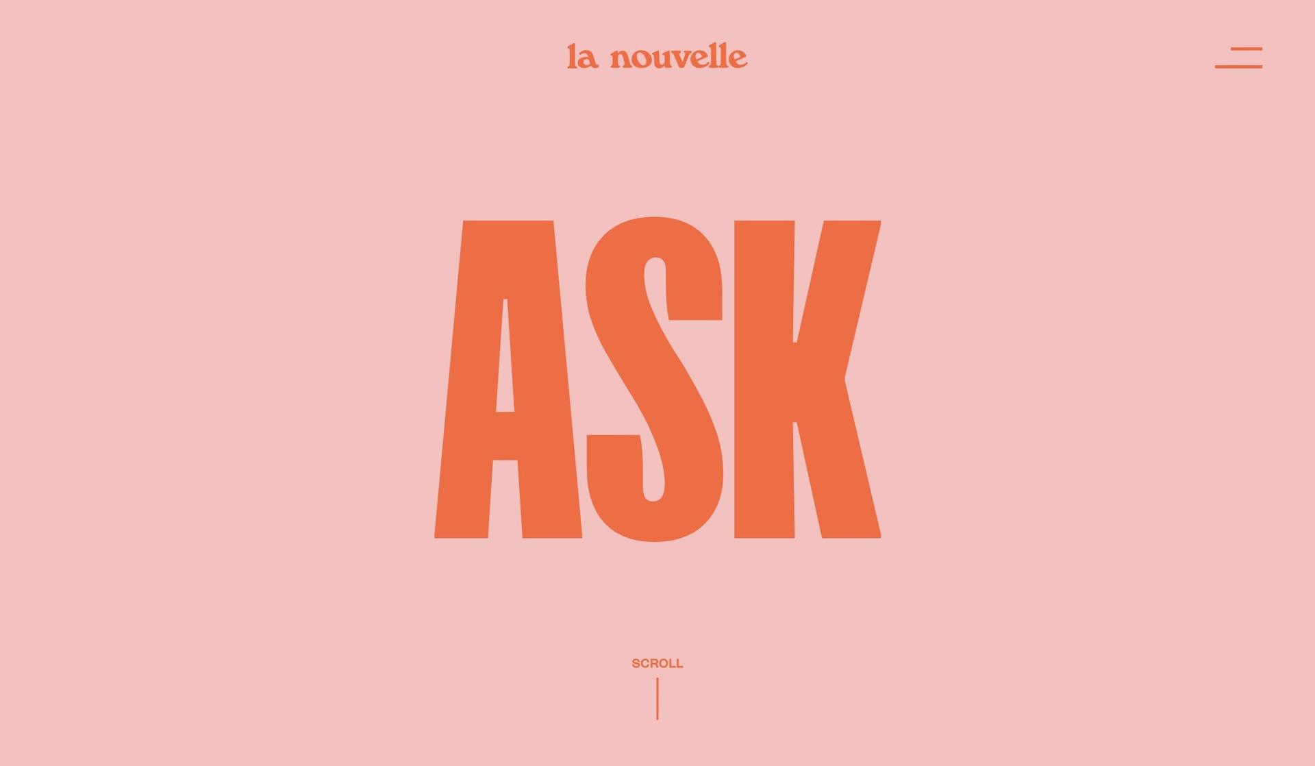 La Nouvelle Agency-pink websites