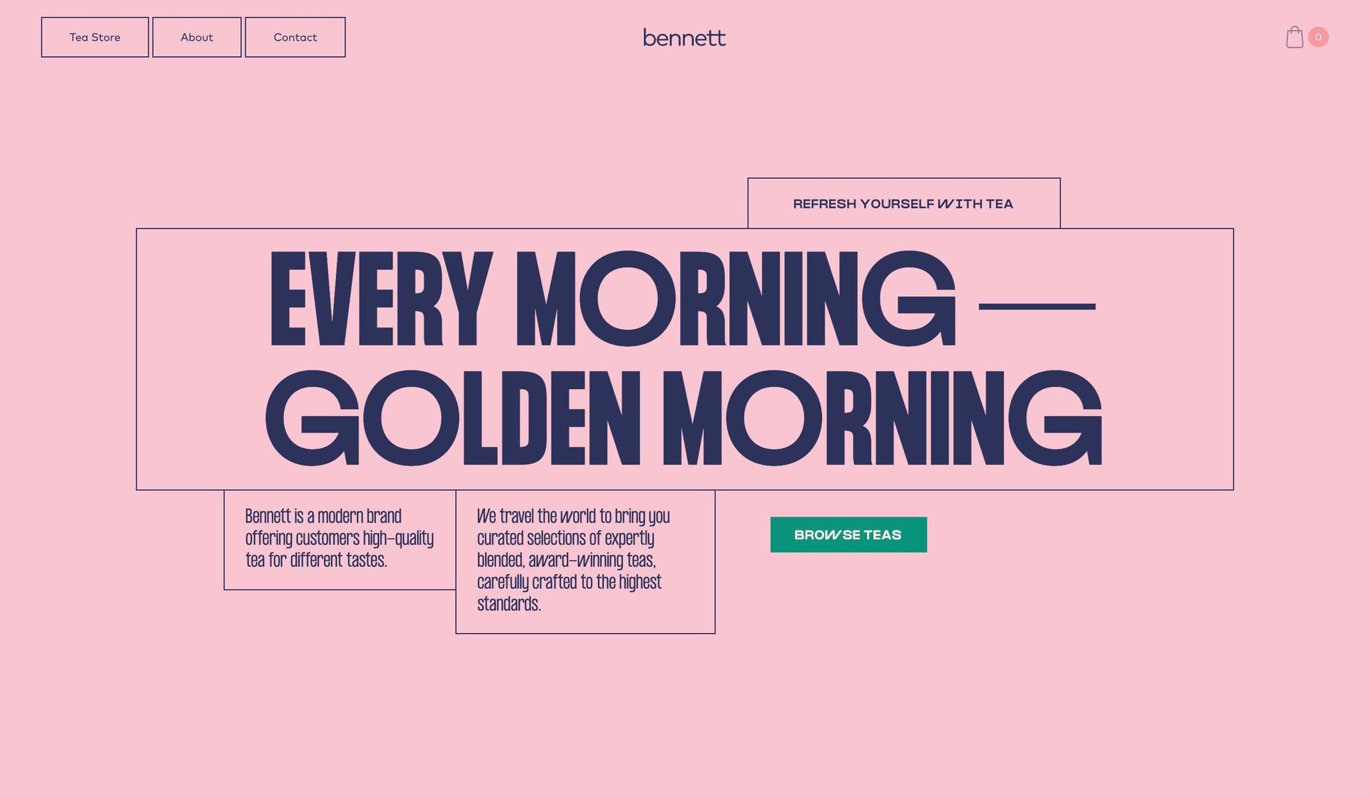 Bennett Tea-pink websites