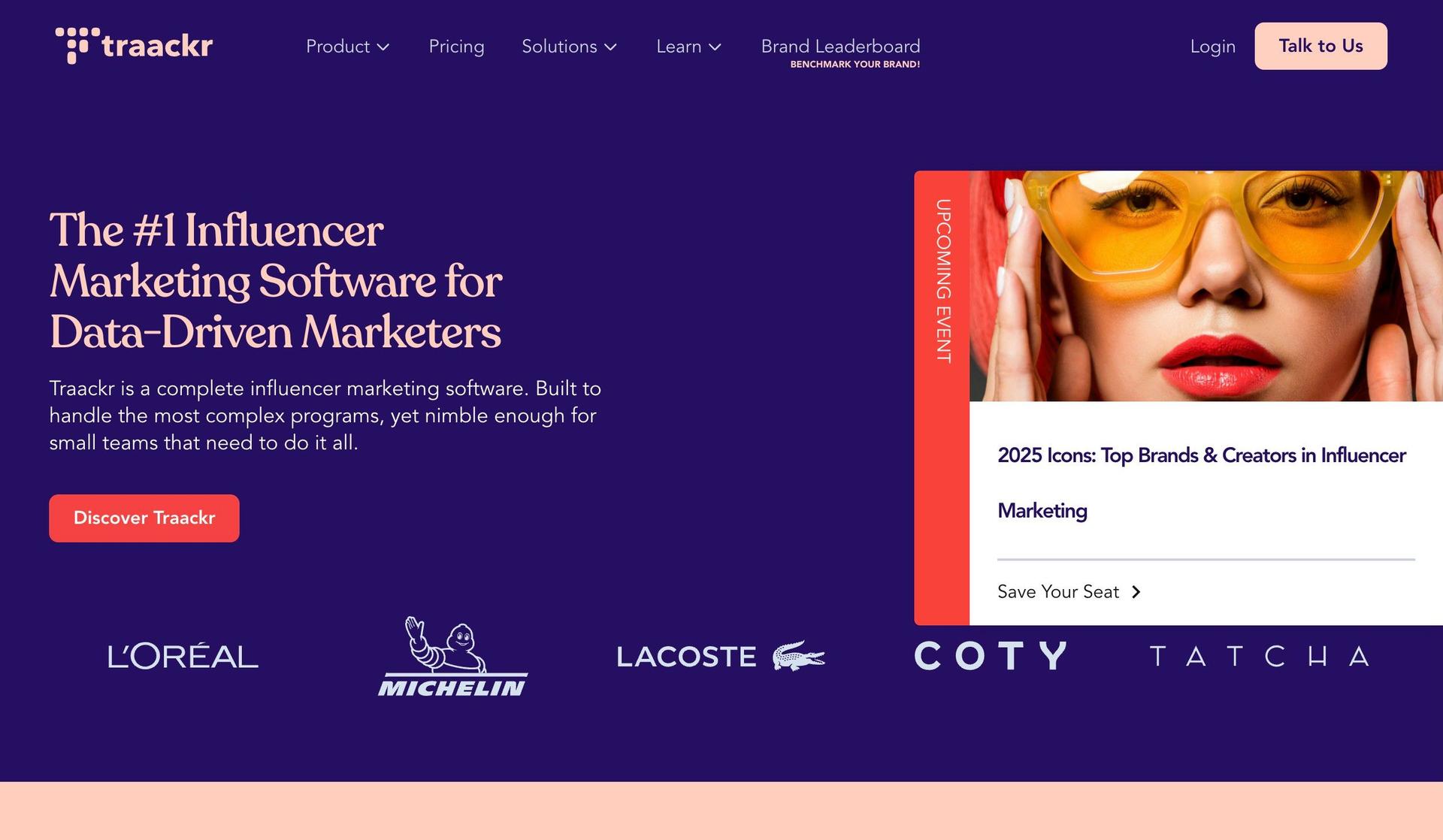 Traackr-pink websites