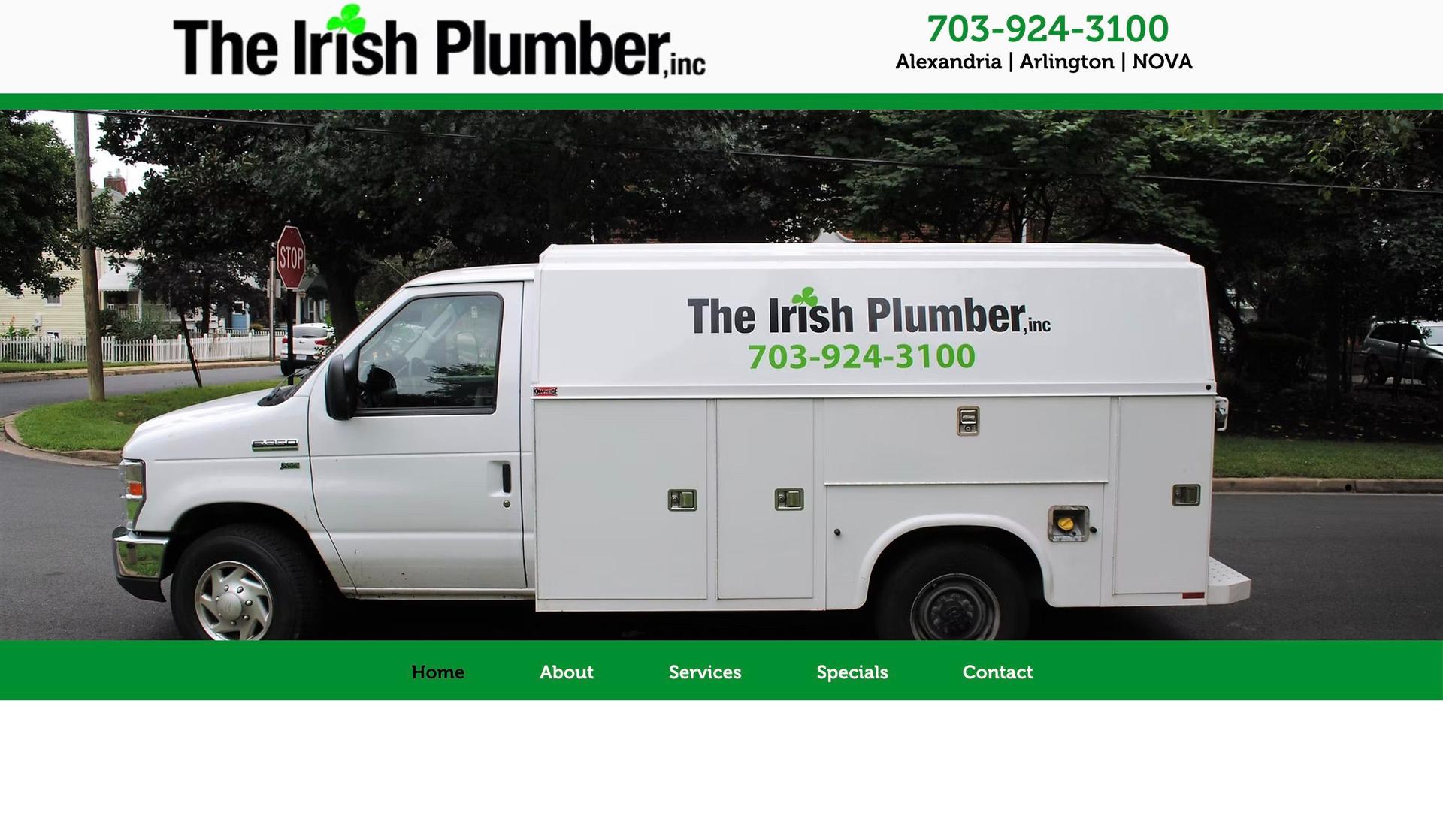 The Irish Plumber-plumbing websites