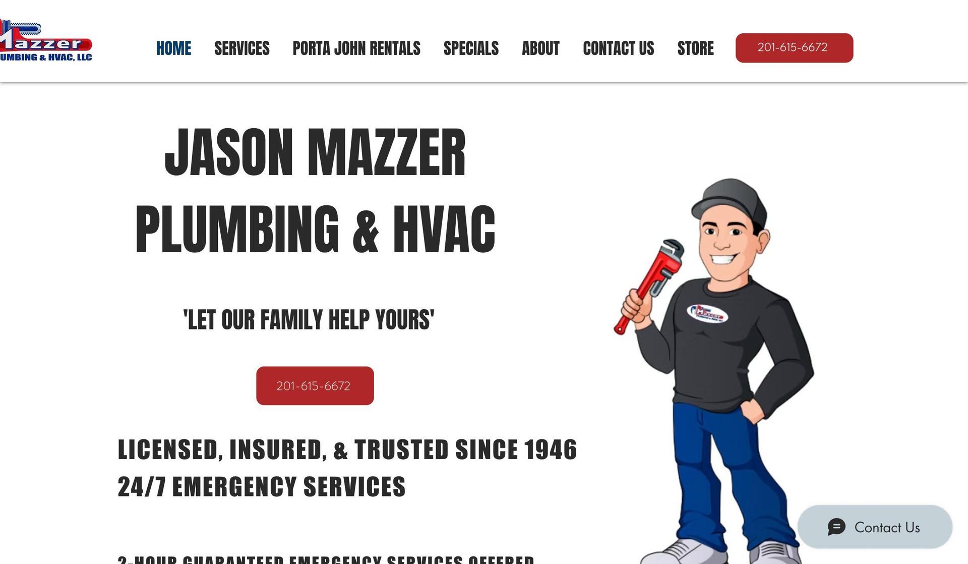 Mazzer Plumbing-plumbing websites