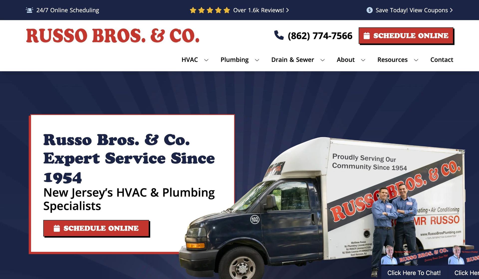 Russo Bros Plumbing-plumbing websites