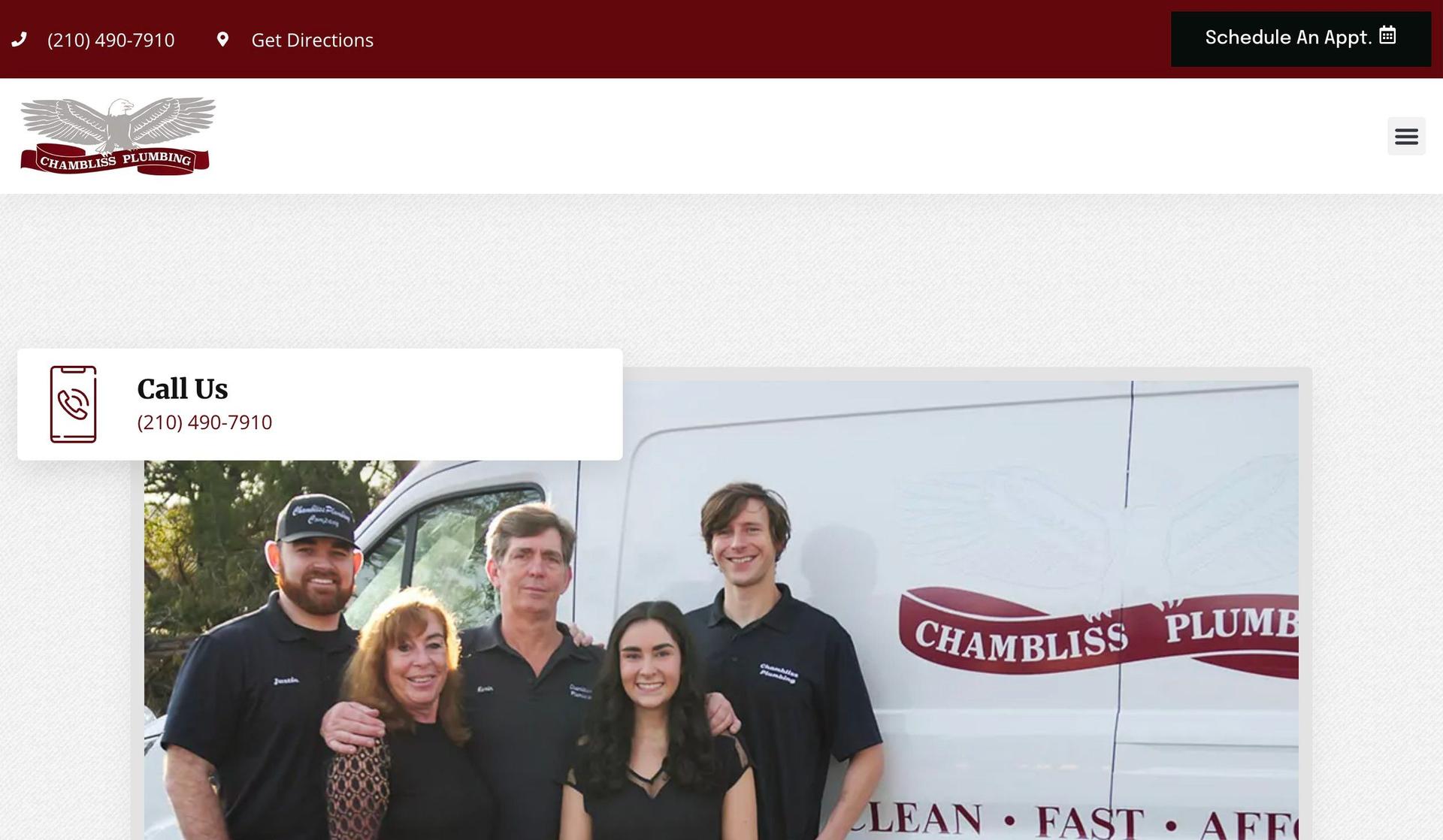 Chambliss Plumbing-plumbing websites