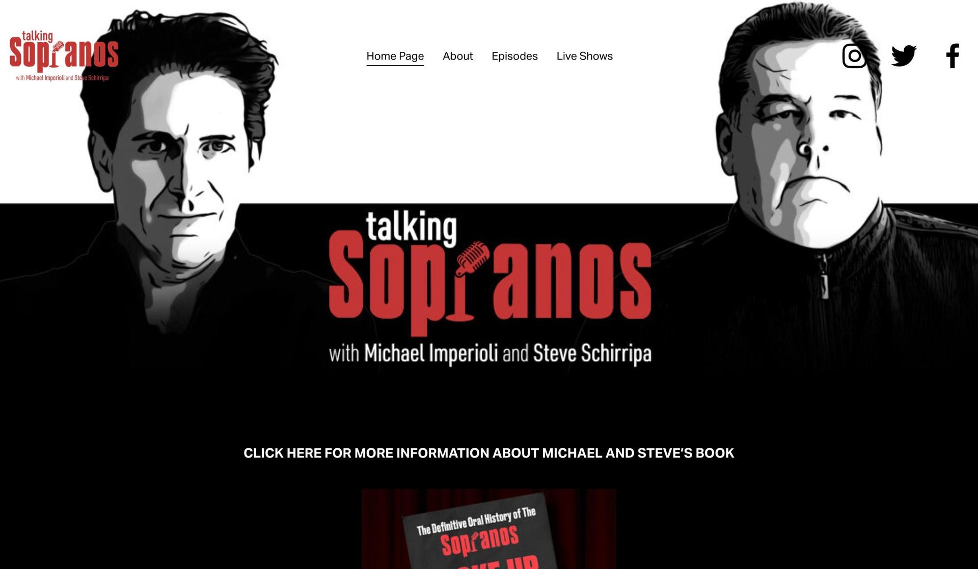 Talking Sopranos-podcast websites
