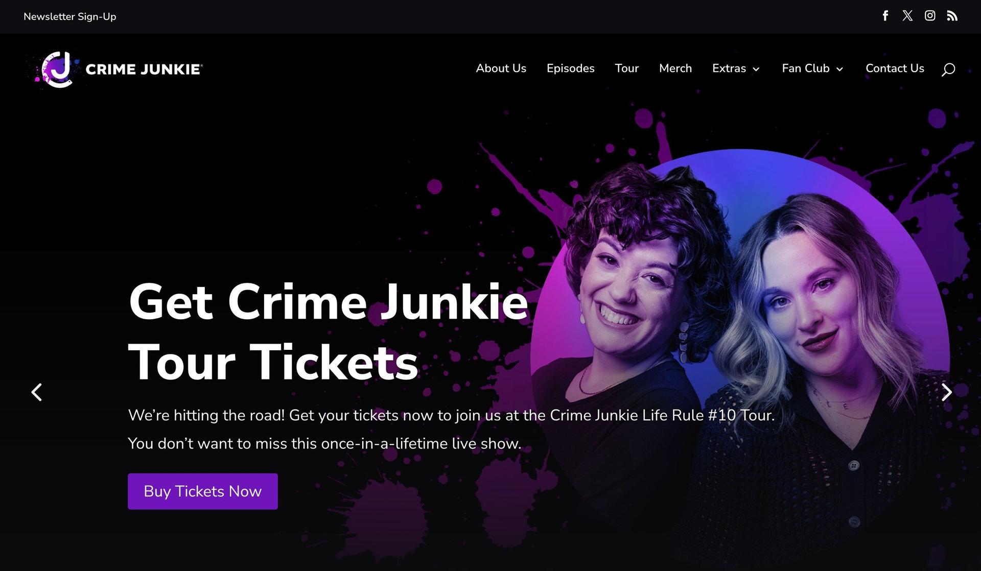Crime Junkie Podcast-podcast websites