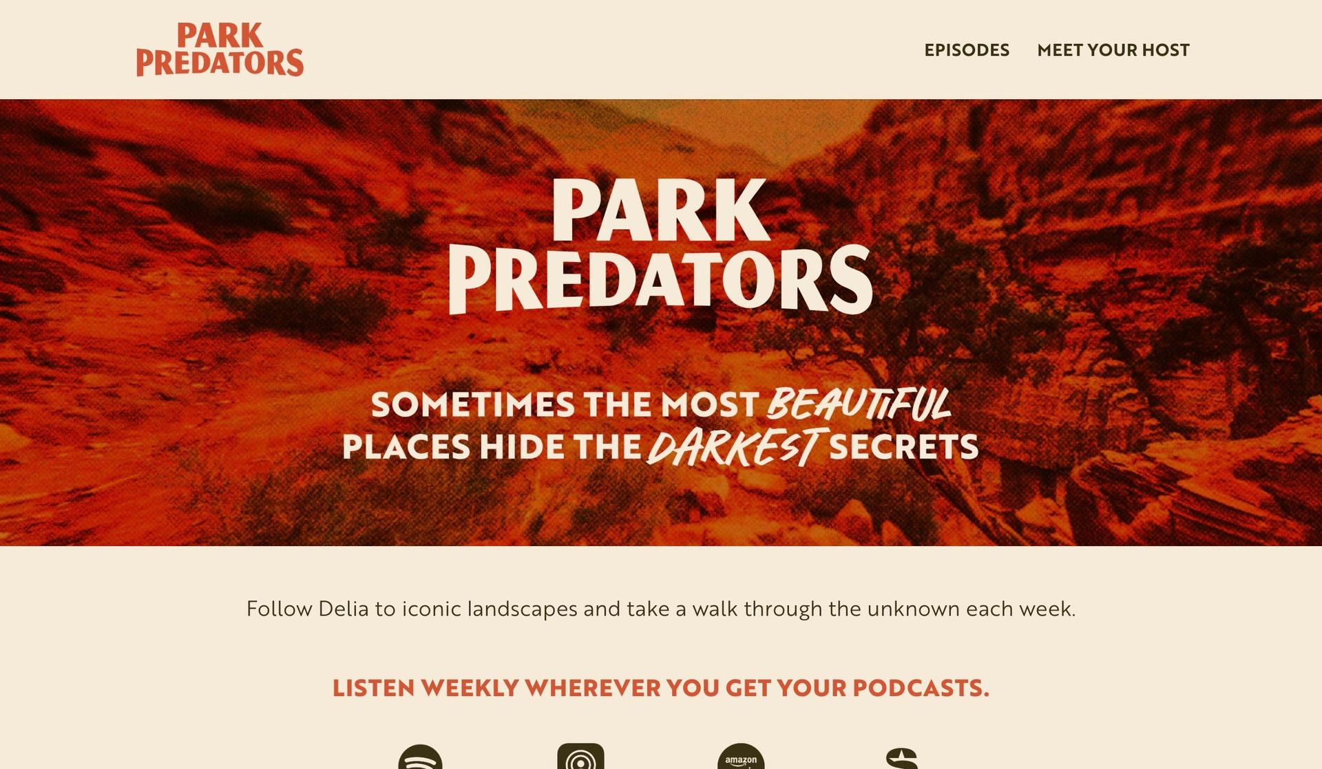 Park Predators-podcast websites