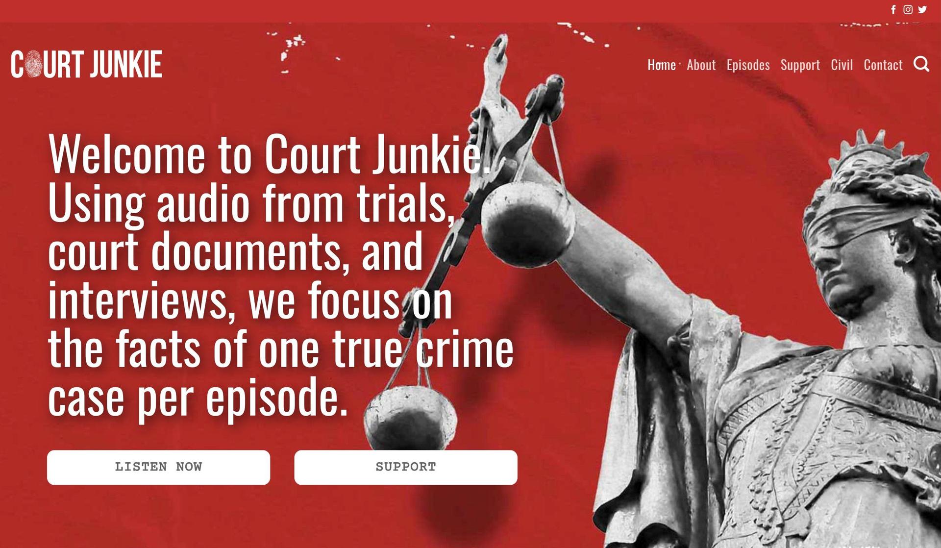 Court Junkie-podcast websites