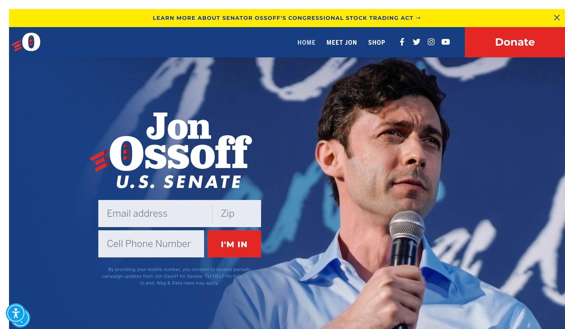 Elect Jon-politician websites