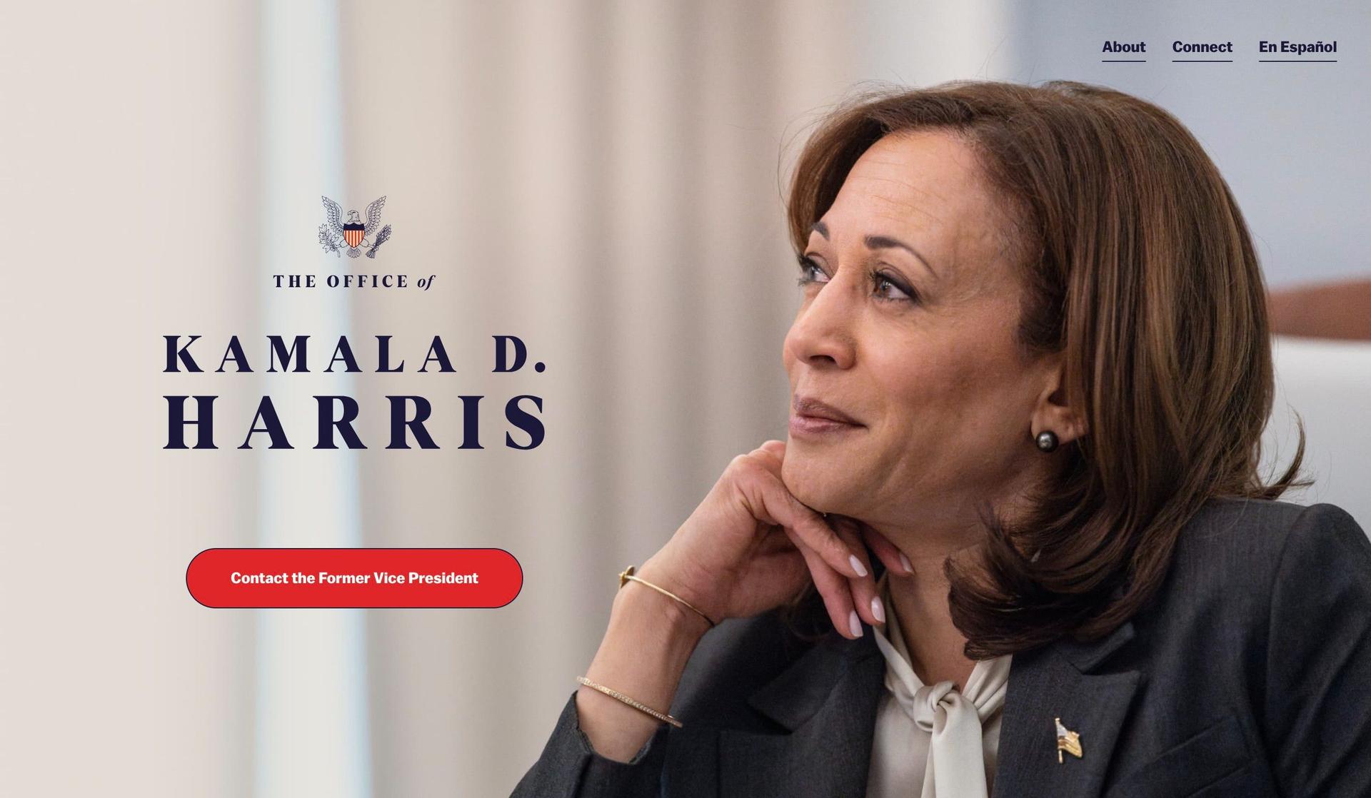 Kamala Harris-politician websites