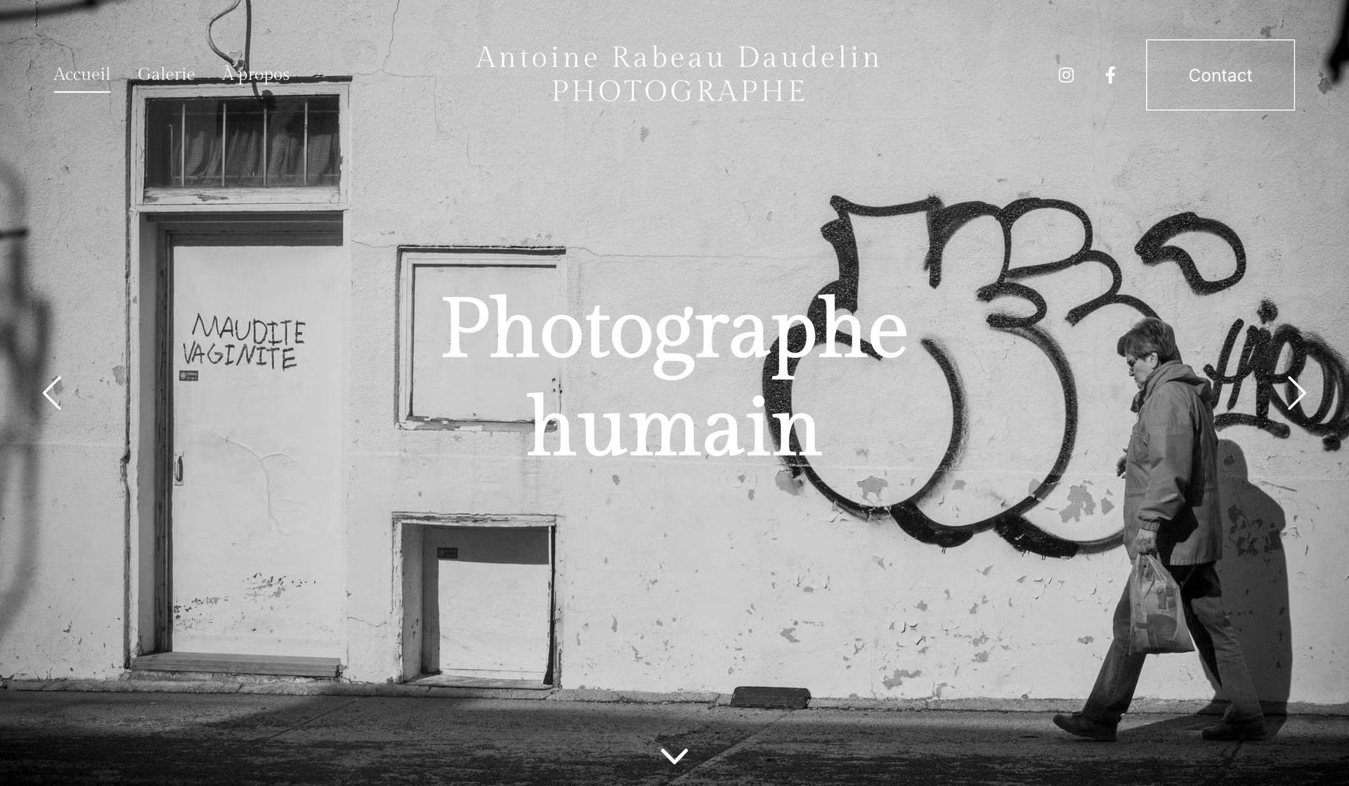 Antoine Photo-portfolio websites