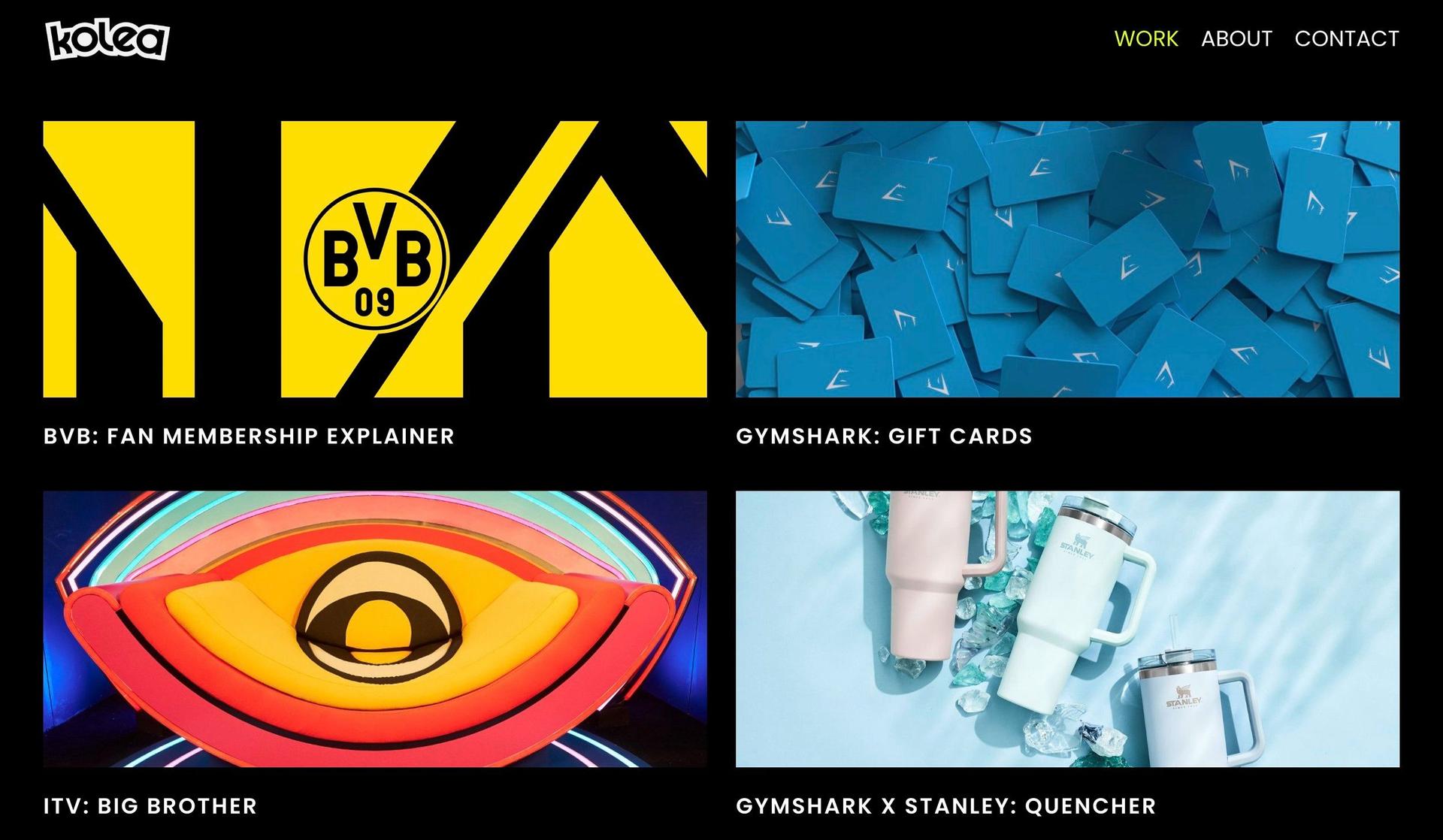 Kolea TV-portfolio websites